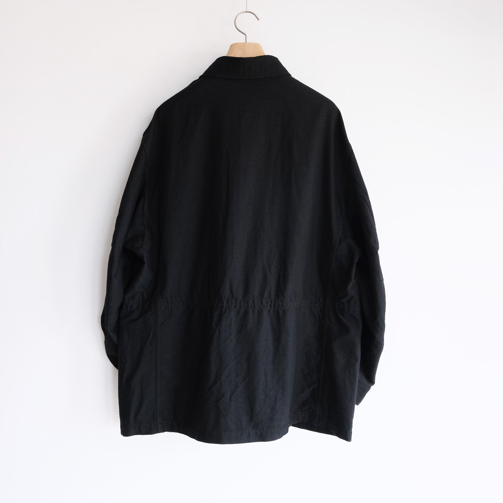 Cotton Wool Miritary Blouson -ジャケット-（Black / ブラック）