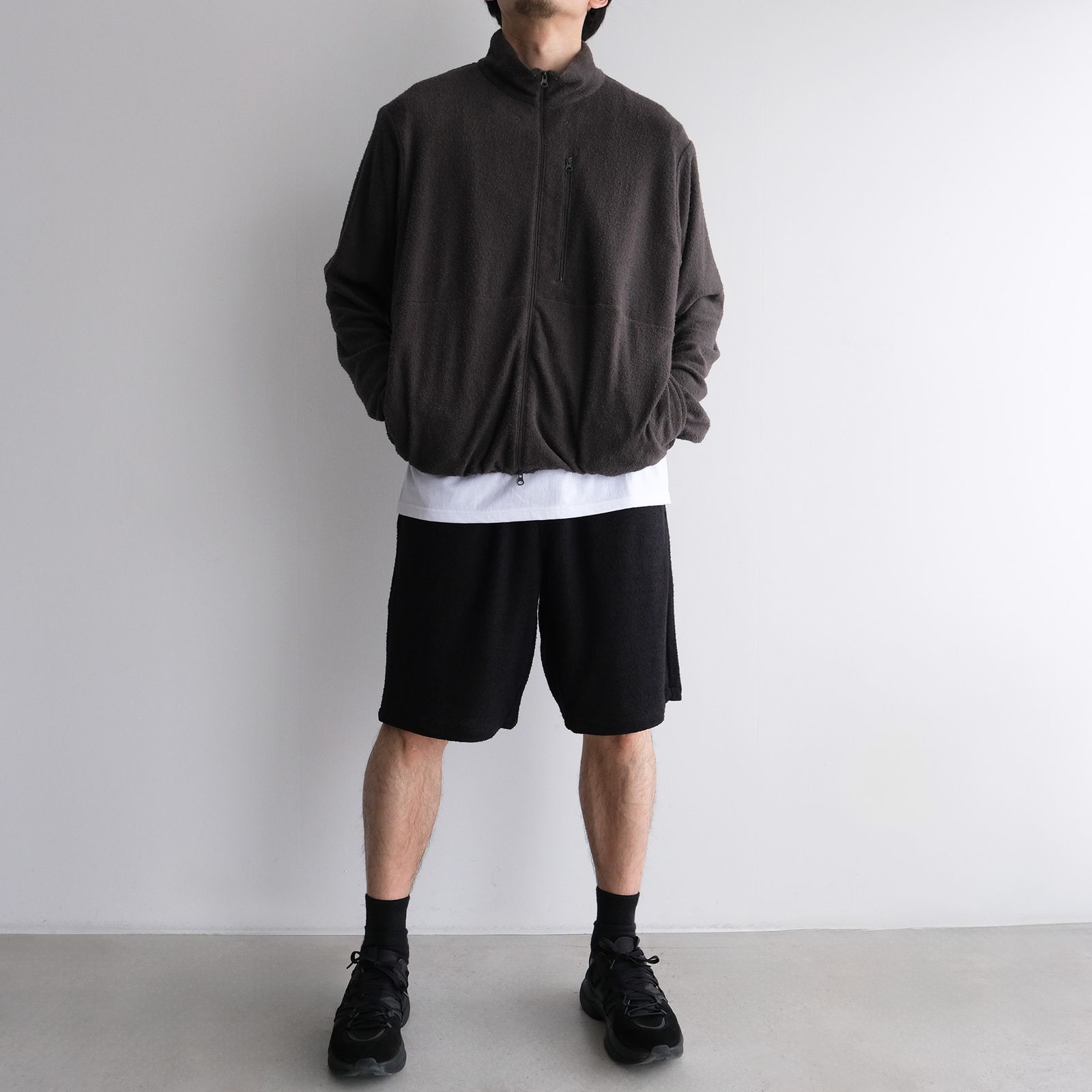 "towel Cloth Shorts Pants" -ショーツ-（Black / ブラック）