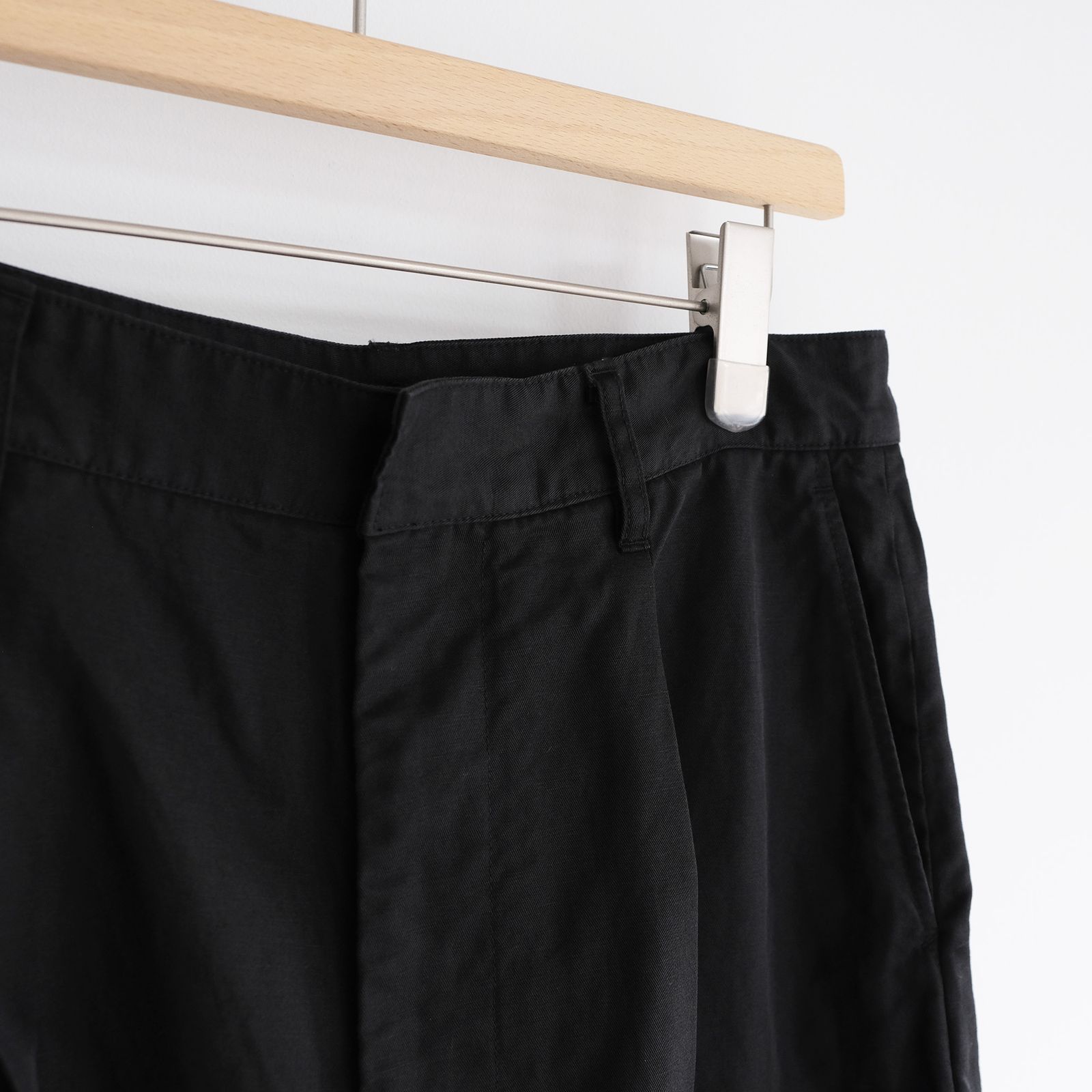 Cotton Washer Half Pants -ショーツ-（Black / ブラック）