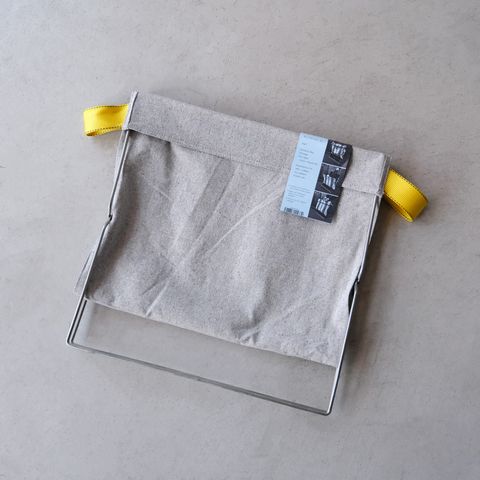 FOLDING BAG STORAGE FOR CAFÉ -収納-（Ivory Black Mix / アイボリーブラックミックス）