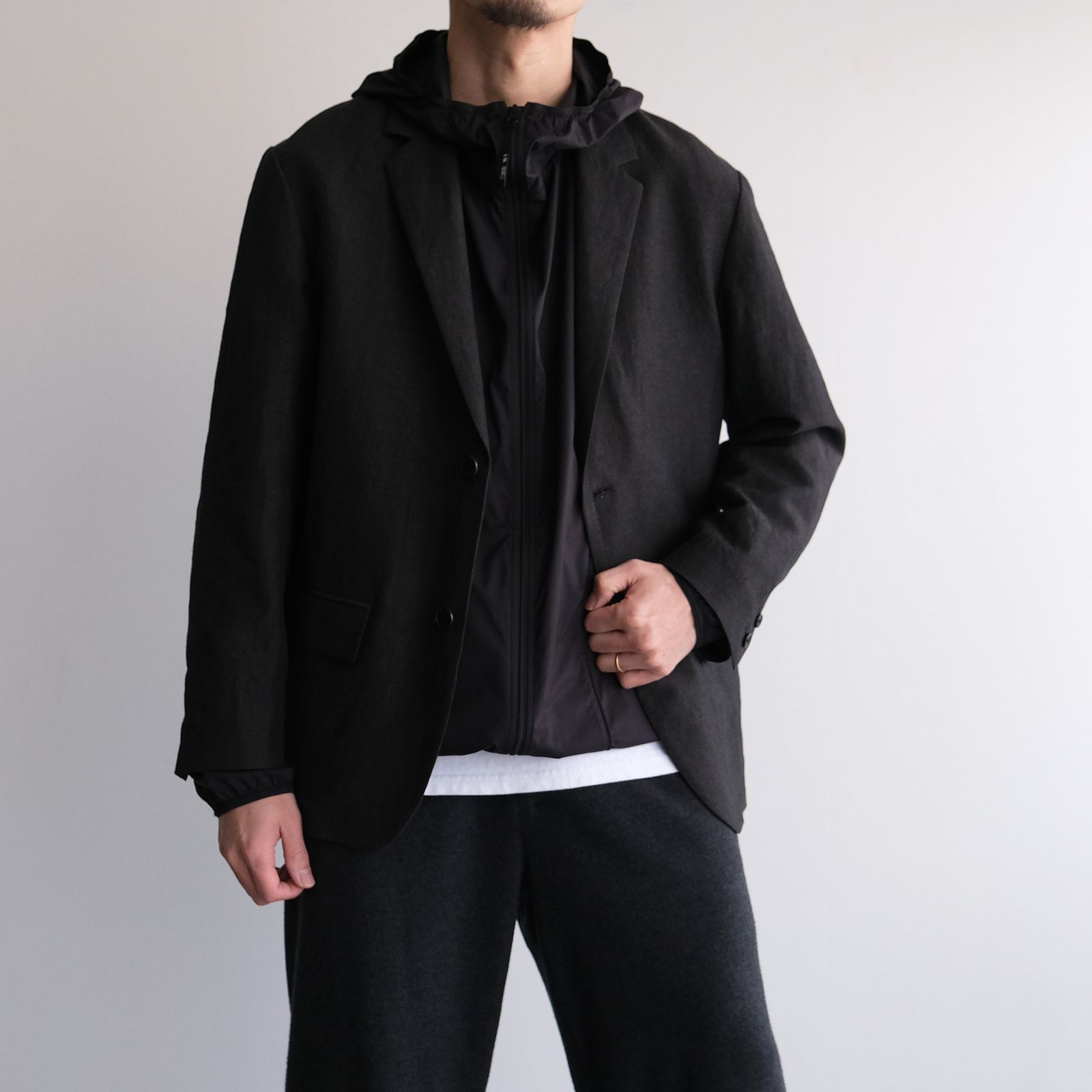 Stowable Light Weight Jacket -ジャケット-（Black / ブラック）