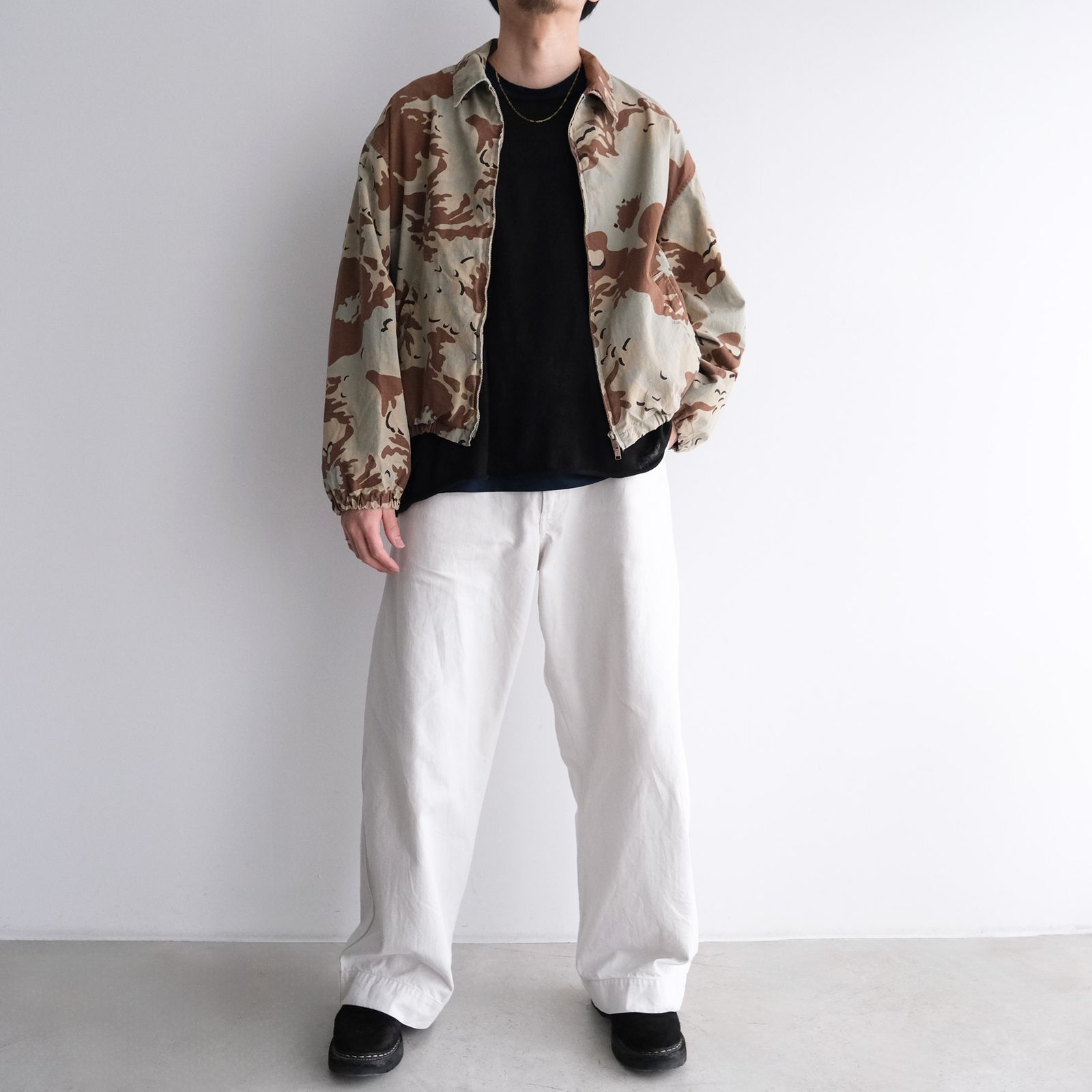 Camo Flower Blouson -ジャケット-（Beige / ベージュ）