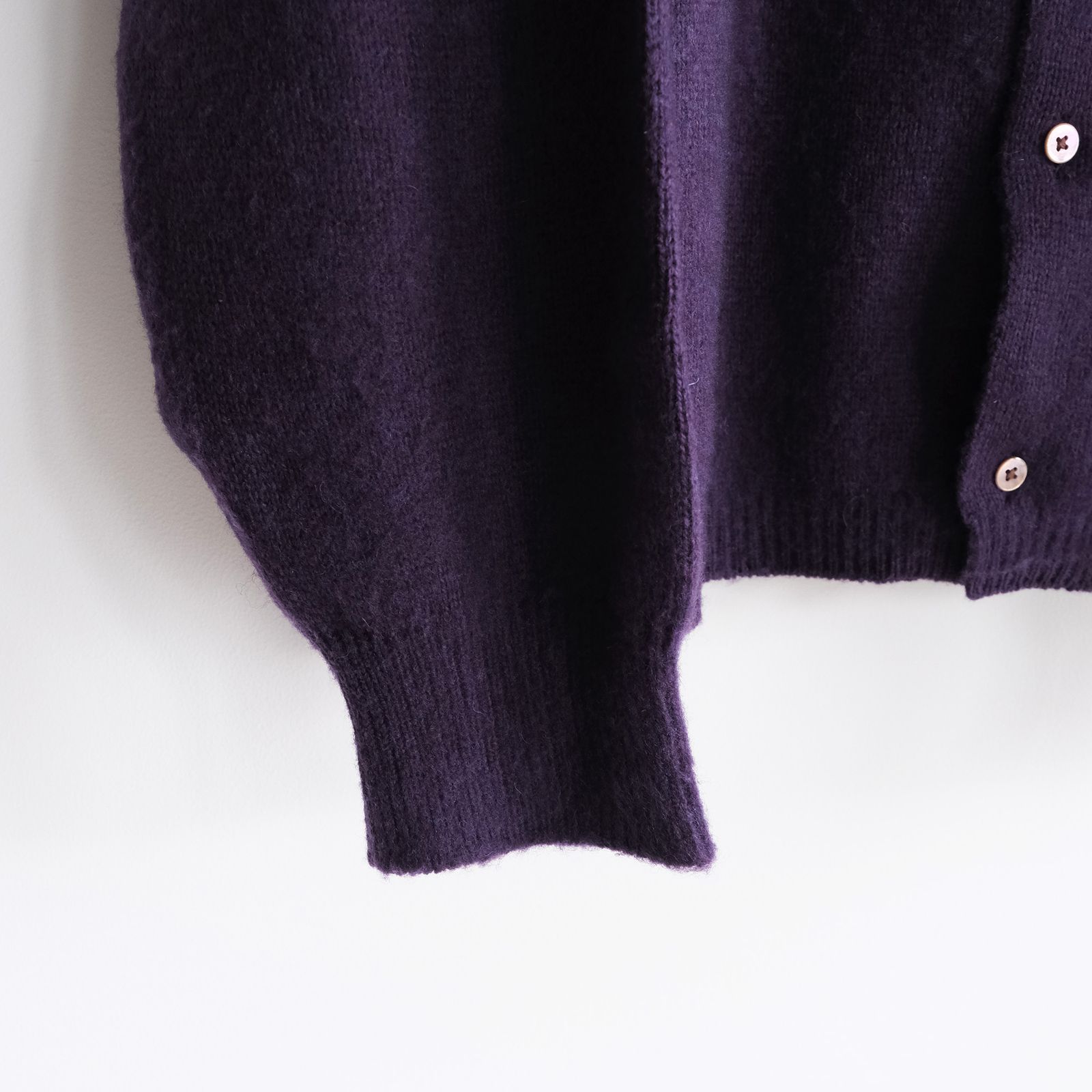 Knit Cardigan -カーディガン-（Purple / パープル）