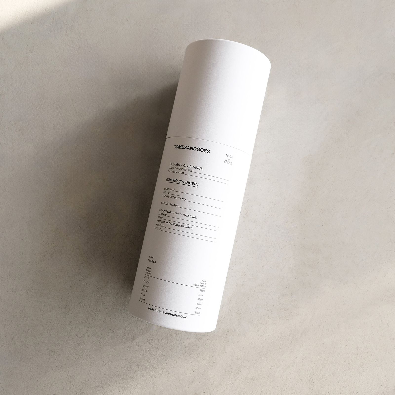 Paper Crochet Hat -ハット-（Natural / チャコール）