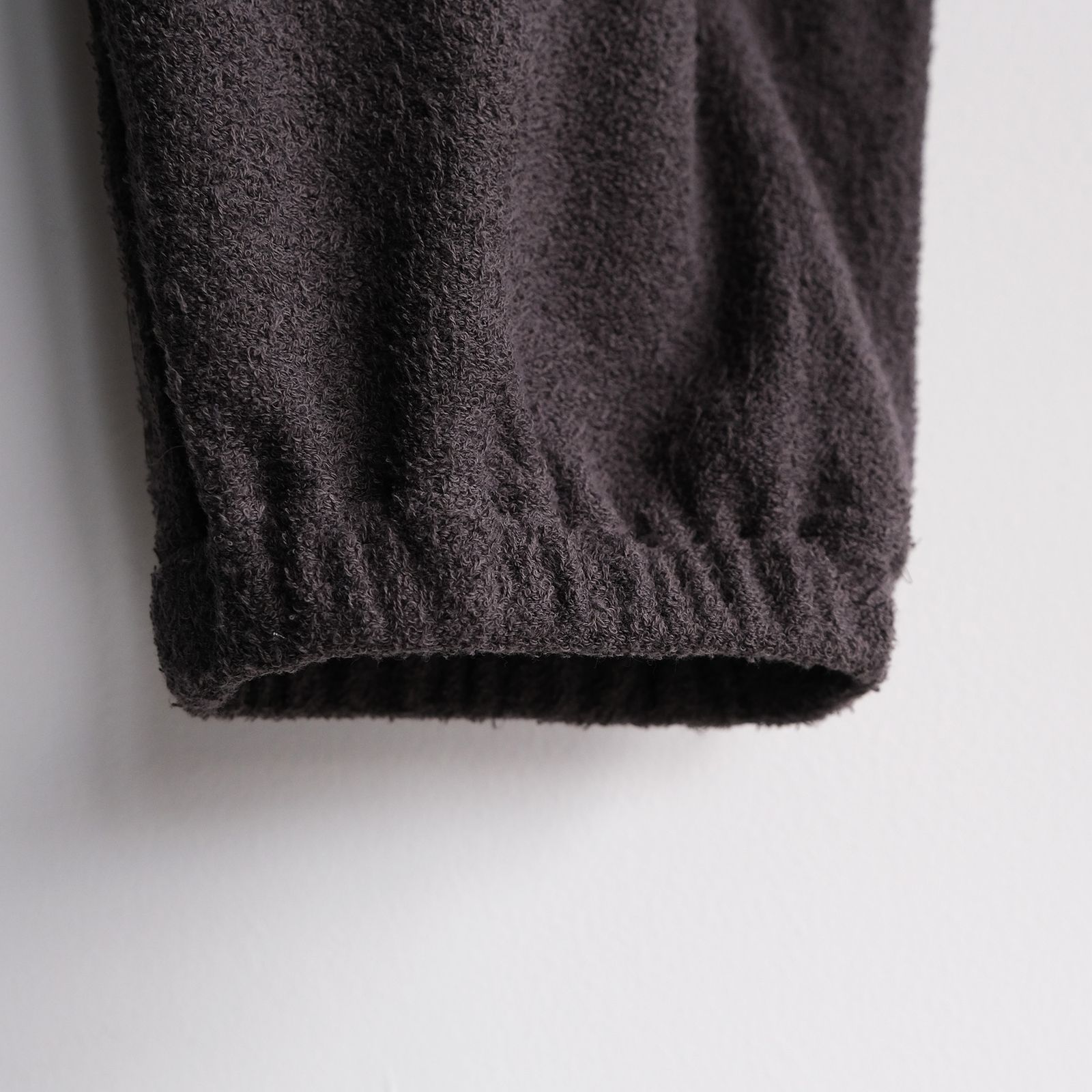 SAUNAS"サ"Towel Cloth Wide Easy Pants -パジャマ-（Charcoal Gray / チャコールグレー）