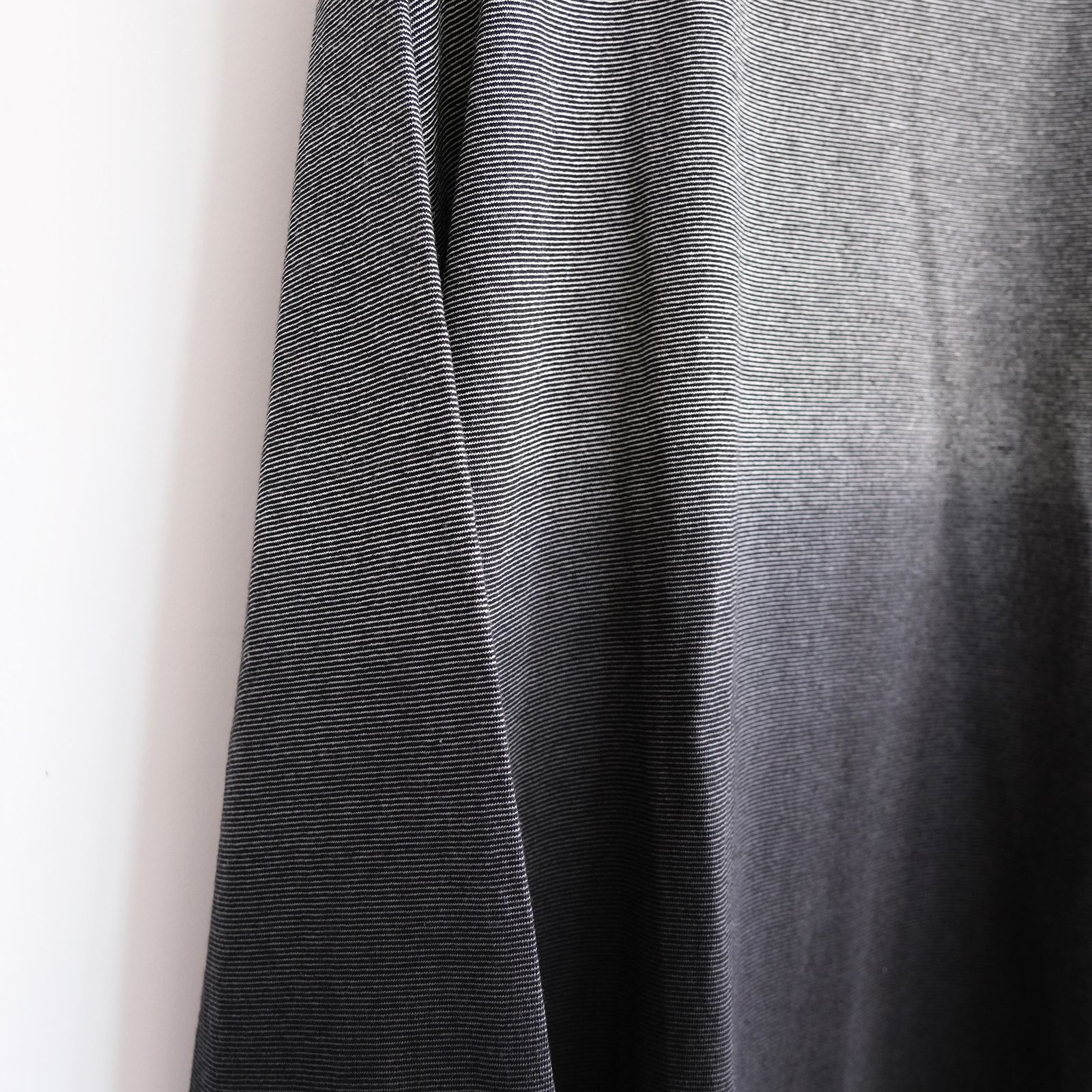 Gradient Border L/S Tee -Tシャツ-（Black / ブラック）