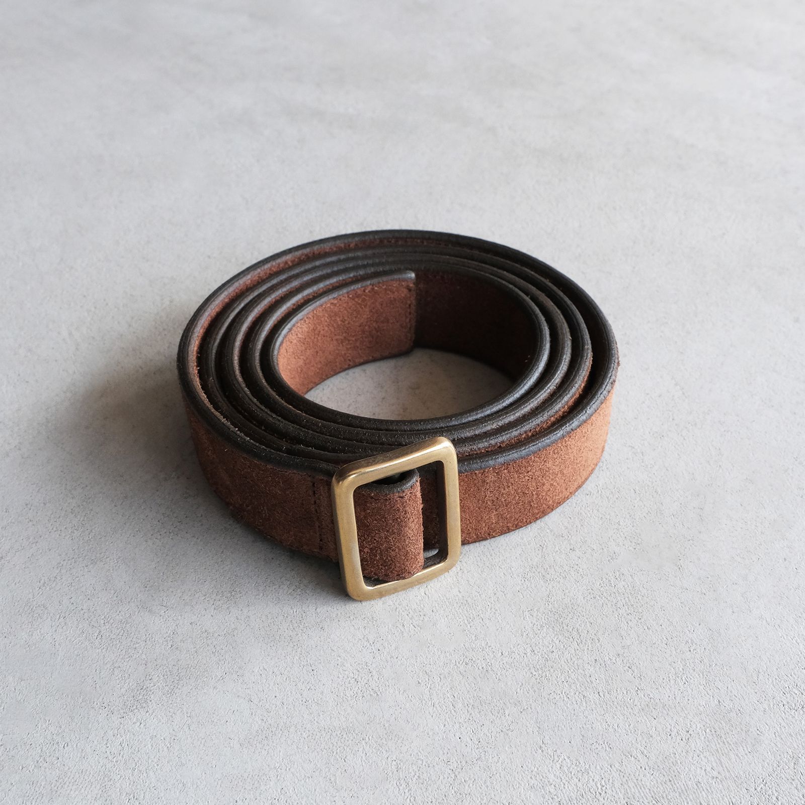 Cowhide Leather Belt -ベルト-（Brown / ブラウン）