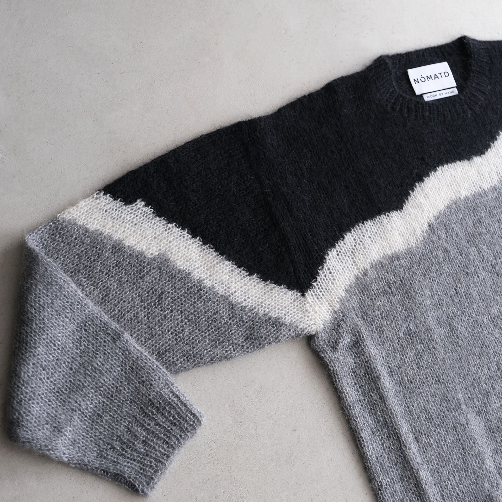 Hand Knitted Mohair Sweater -ニット-（Black / ブラック）