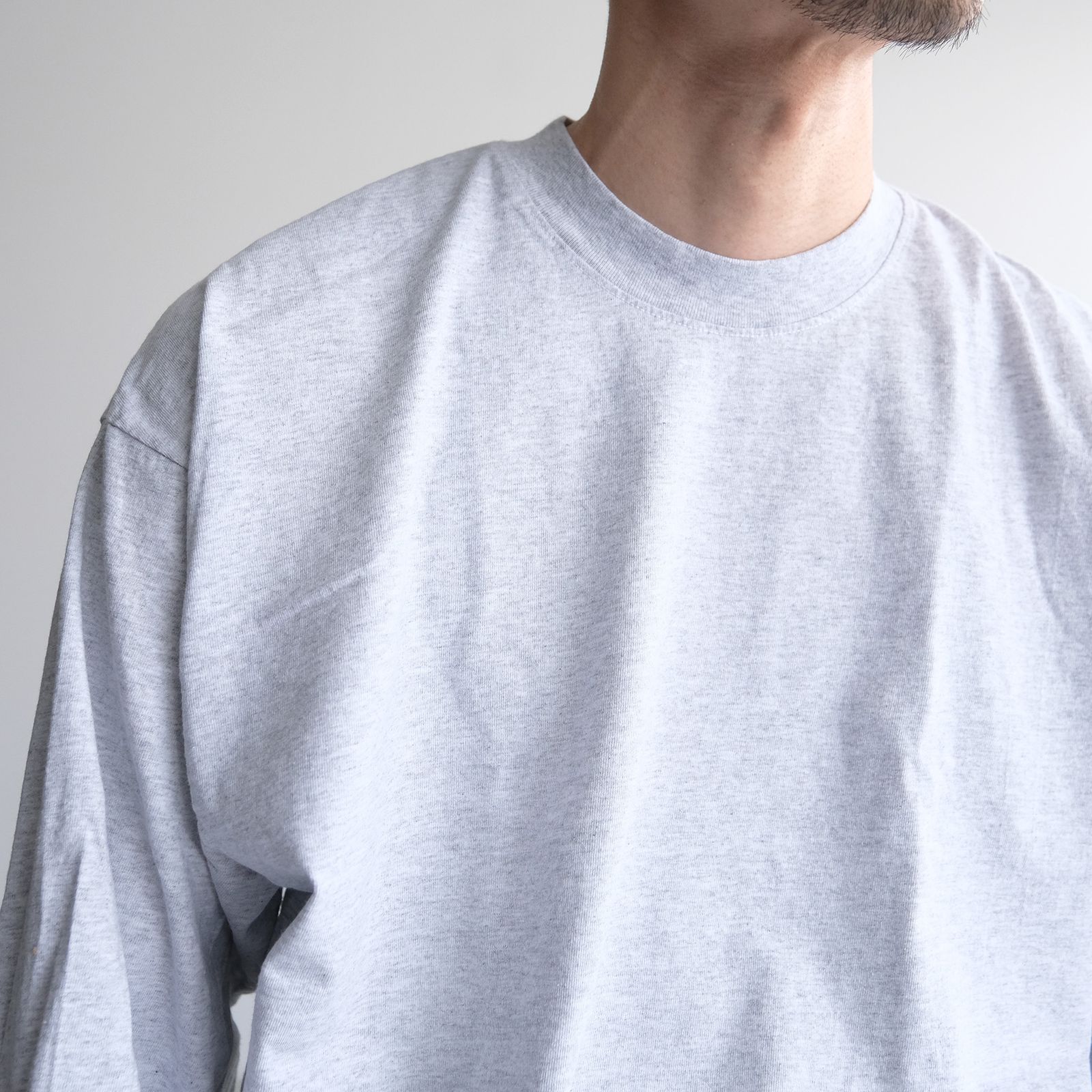 MINE Duct Tape L/S T-Shirt / Black Label -Tシャツ-（Ash Gray / アッシュグレー）