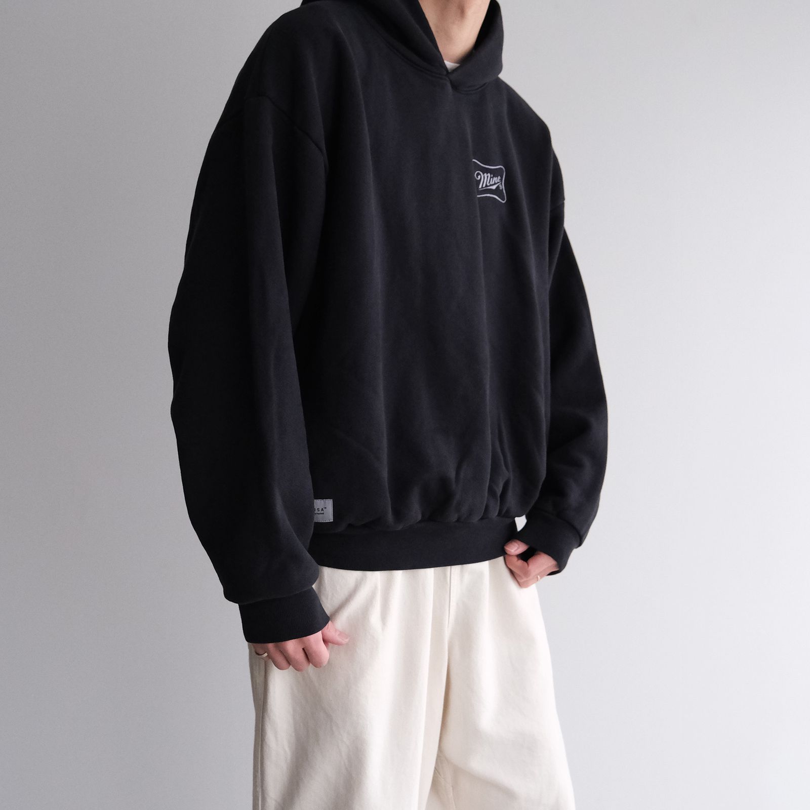 Cursive Sign ST PT 16oz -スウェットパンツ-（Fade Black / フェード ブラック）