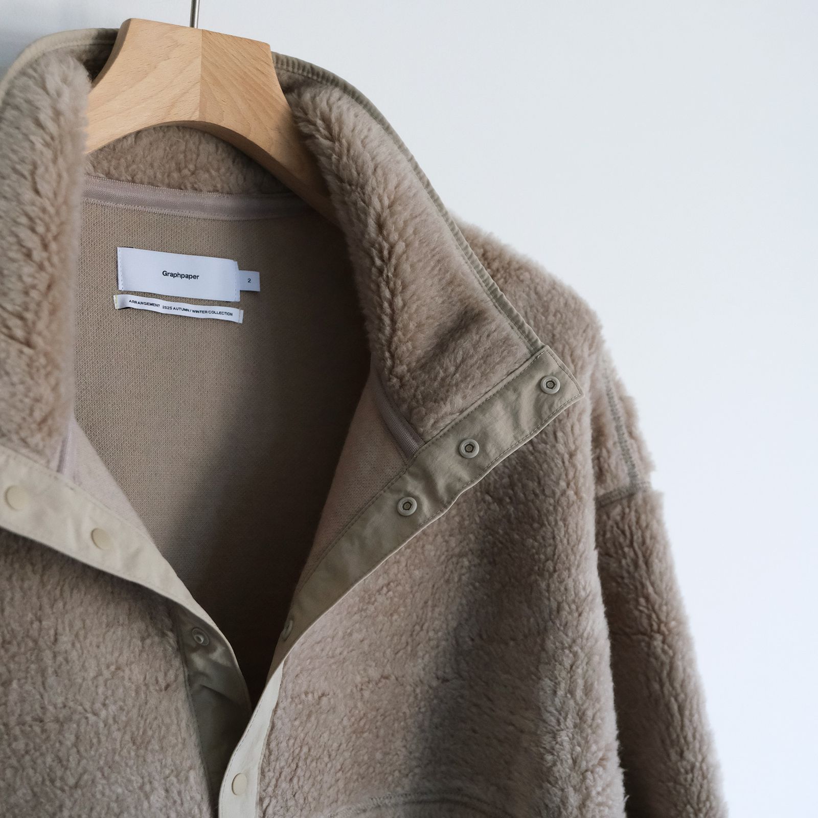 Wool Boa Pullover -ジャケット-（Grege / グレージュ）