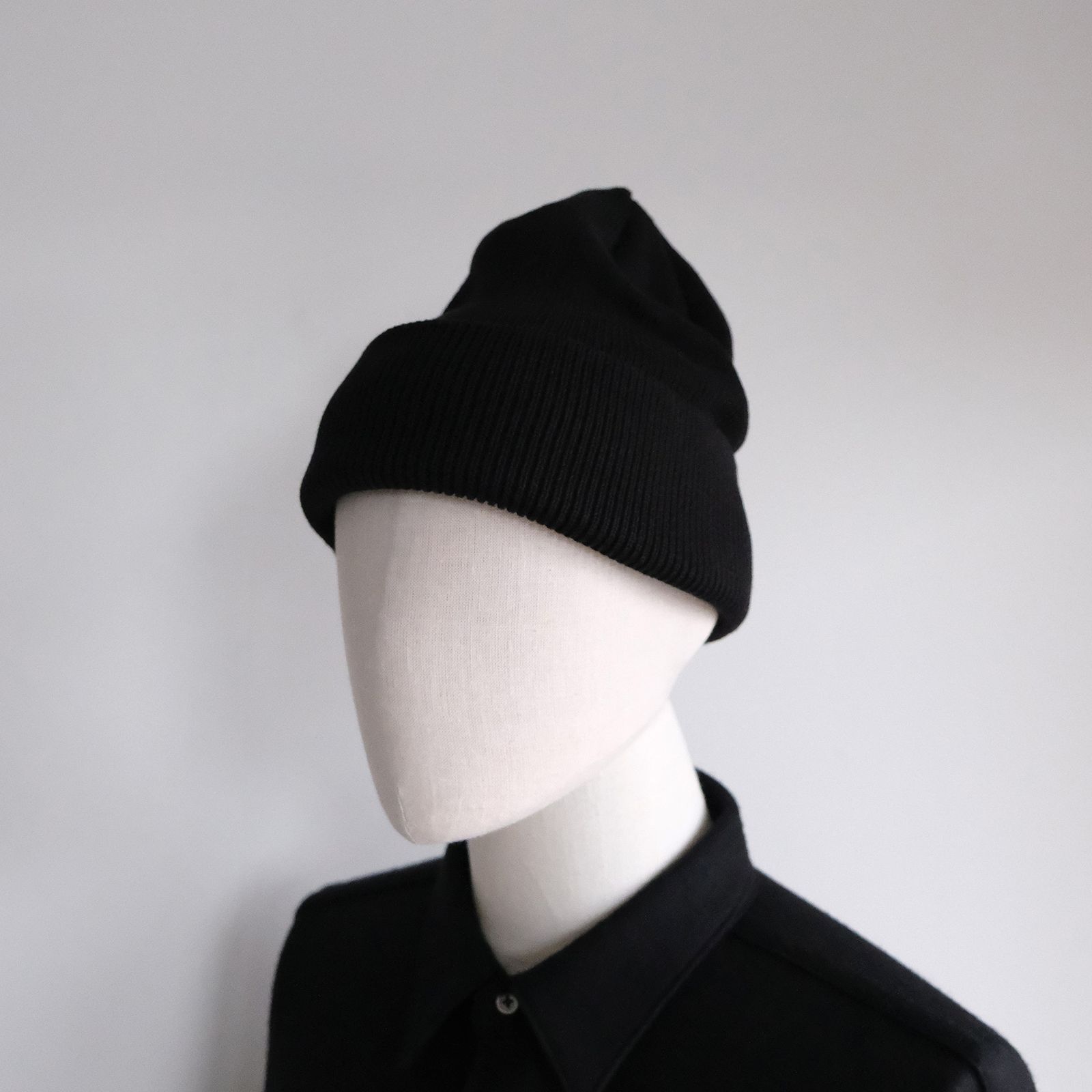 Knit Cap -ニットキャップ-（Black / ブラック）