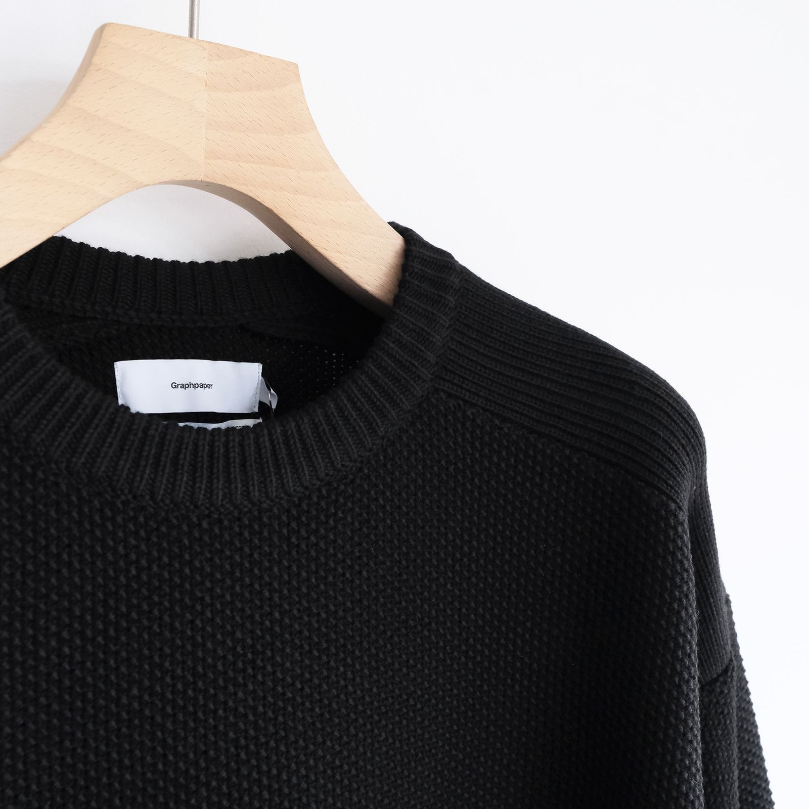Soft Wool Command Sweather -ニット-（Black / ブラック）GU263-80600