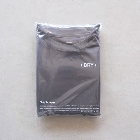 Dry 2-Pack Crew Neck Tee -パックTシャツ-（Gray / グレー）GU261-70118B