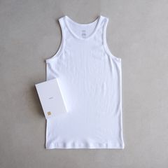 American Sea Island Cotton Tank Top -タンクトップ-（White / ホワイト）