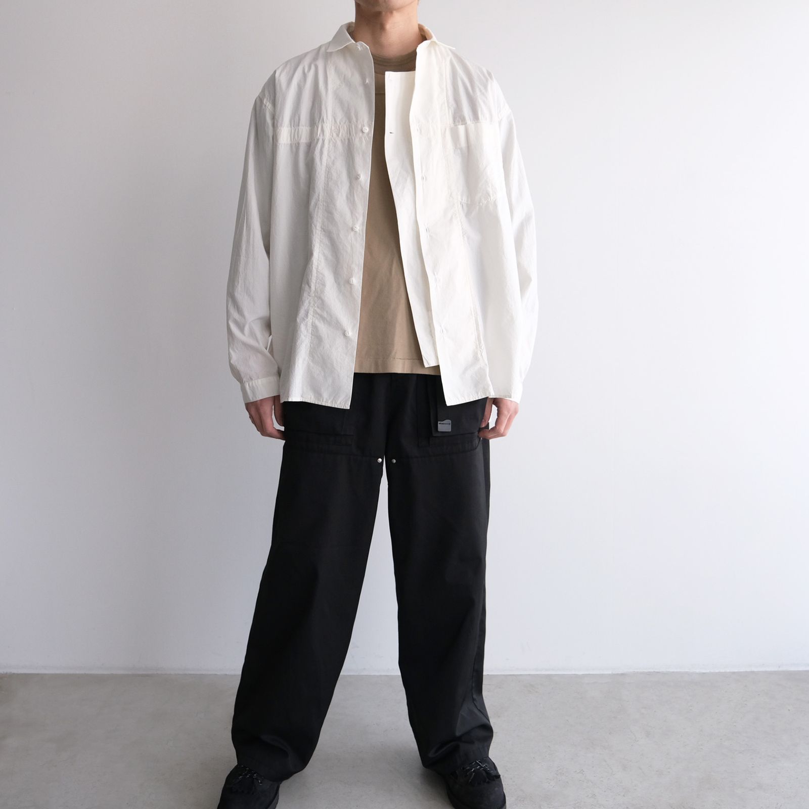 Loose Box Shirt - シャツ -（White / ホワイト）