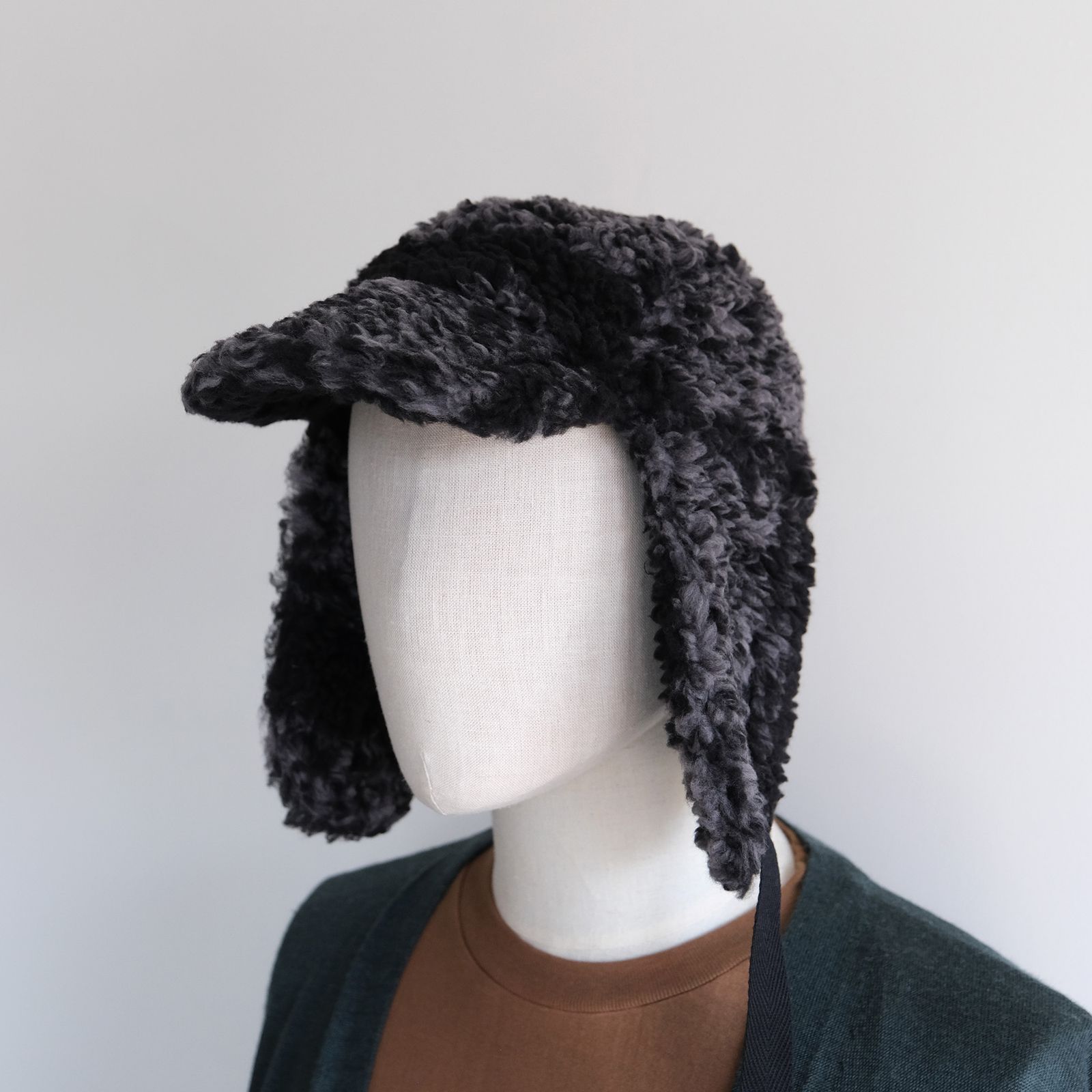 DYG Sherpa Flight Cap -キャップ-（Black / ブラック）