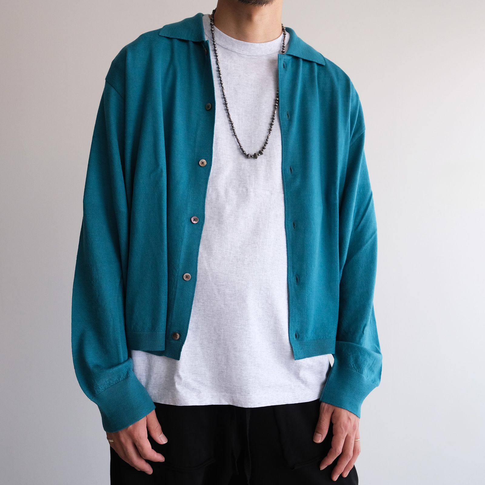 Knit Cardigan -ニット-（D.Sax / D.サックス）