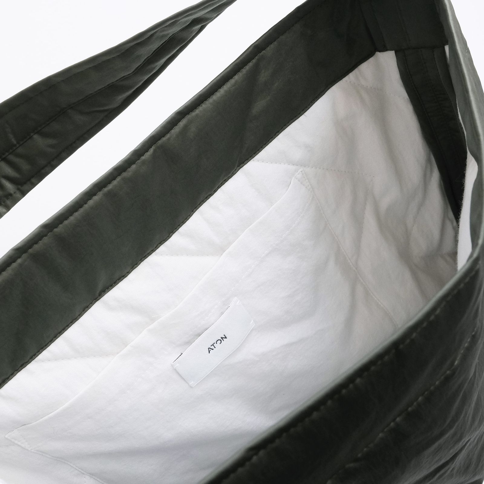 Fibril Nylon Satin Medium N BAG -バッグ-（Khaki / カーキ）