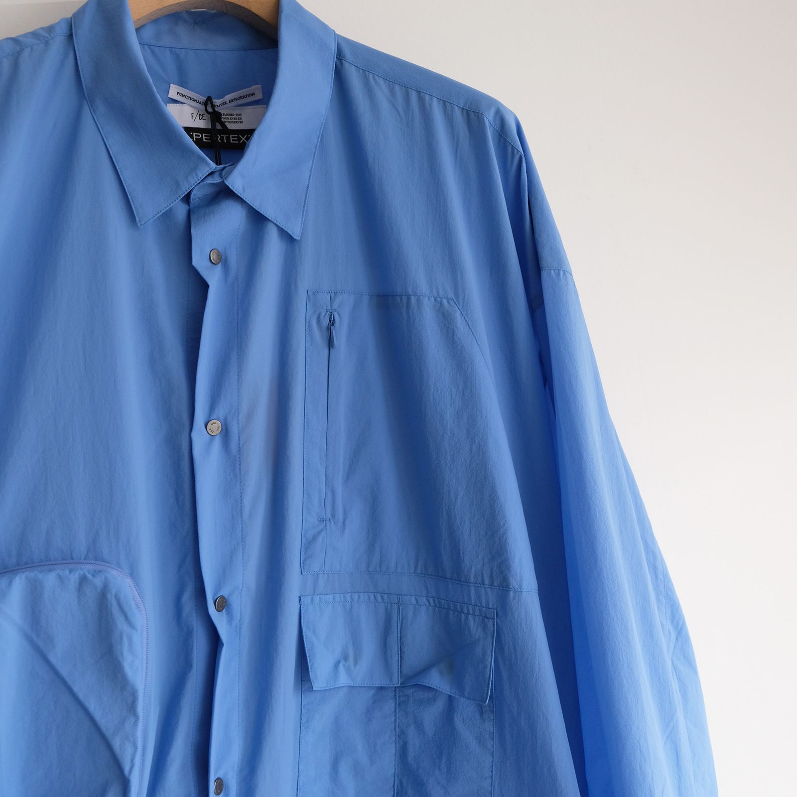 Pertex Utility Longline Shirt -シャツ-（Blue / ブルー）