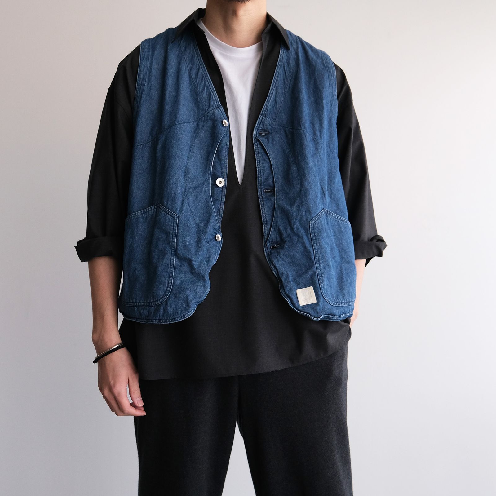 Denim Hunting Vest -ベスト-（Blue / ブルー）