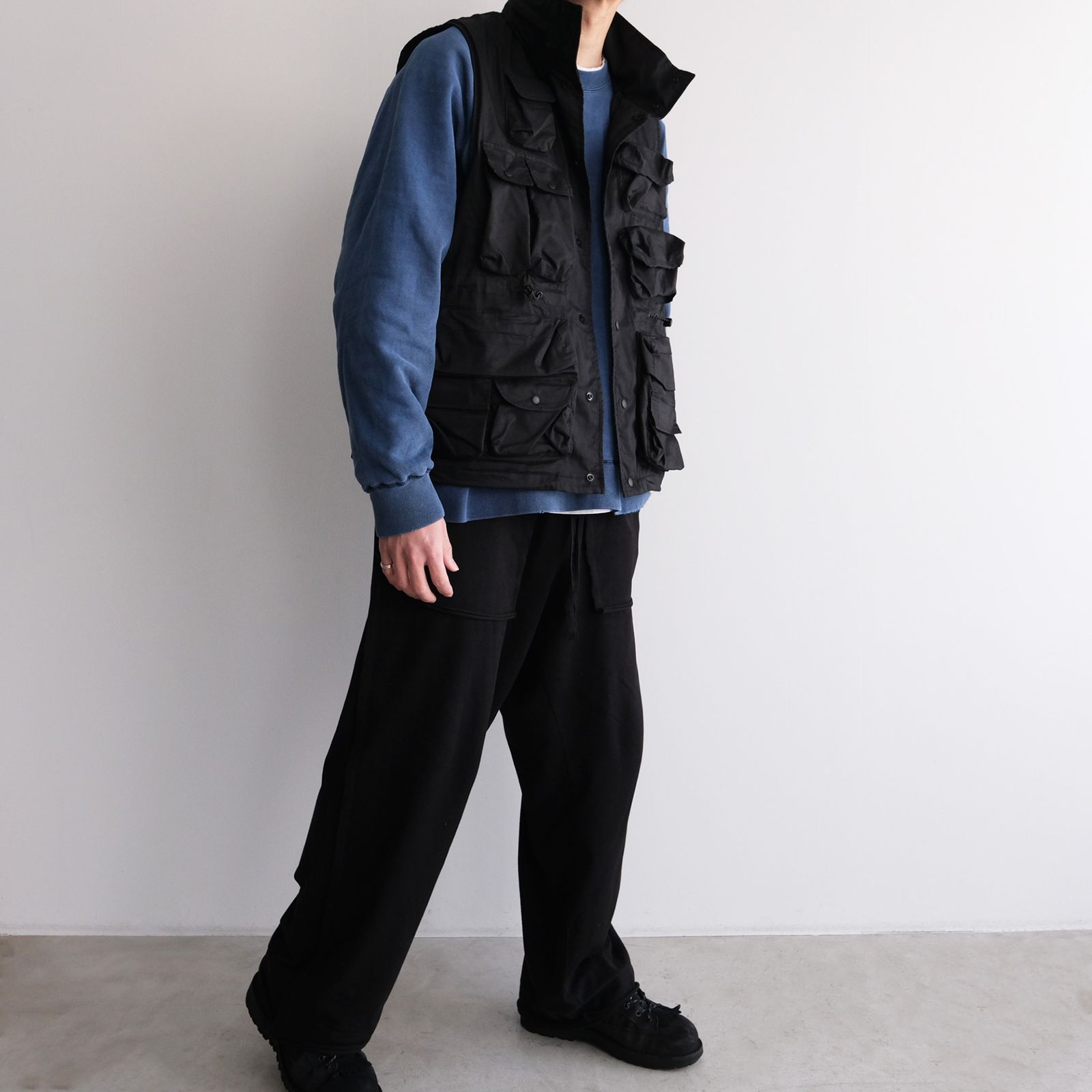 F/CE. - Solotex Pigment Dye Feature Vest -ベスト-（Black
