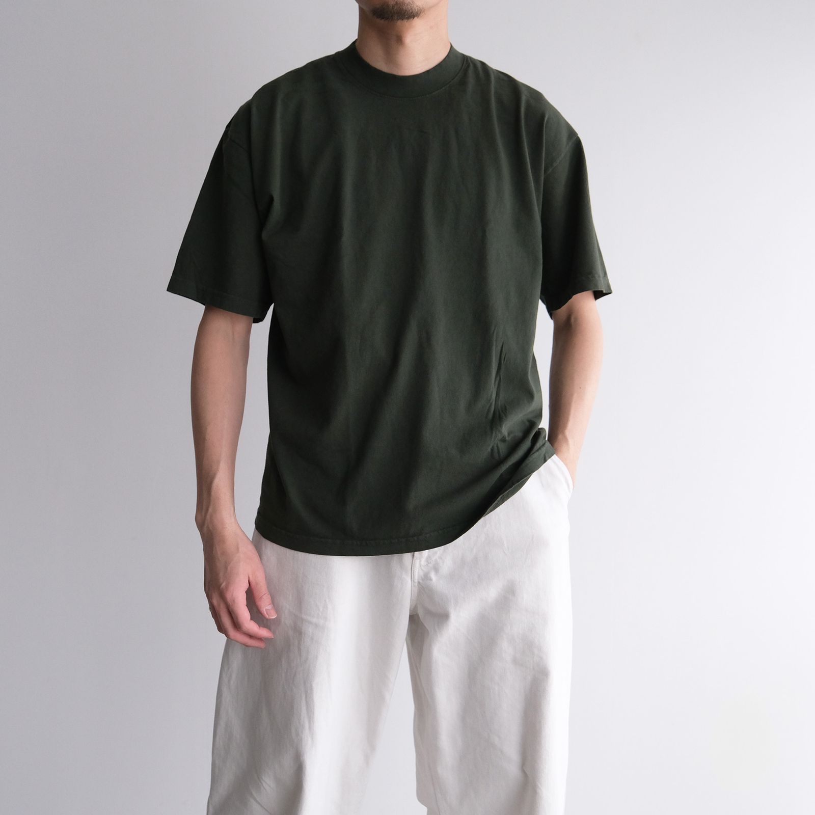 MINE Duct Tape S/S T-Shirt / White Label -Tシャツ-（Military Green / ミリタリー グリーン）