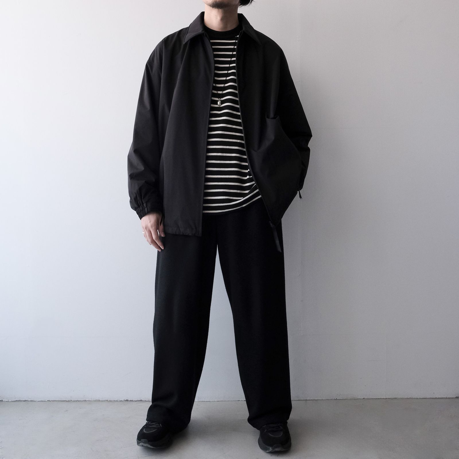 PERTEX SHIELD Light Thermo Zip-Up Jacket -ブルゾン-（Black / ブラック）GM263-30270