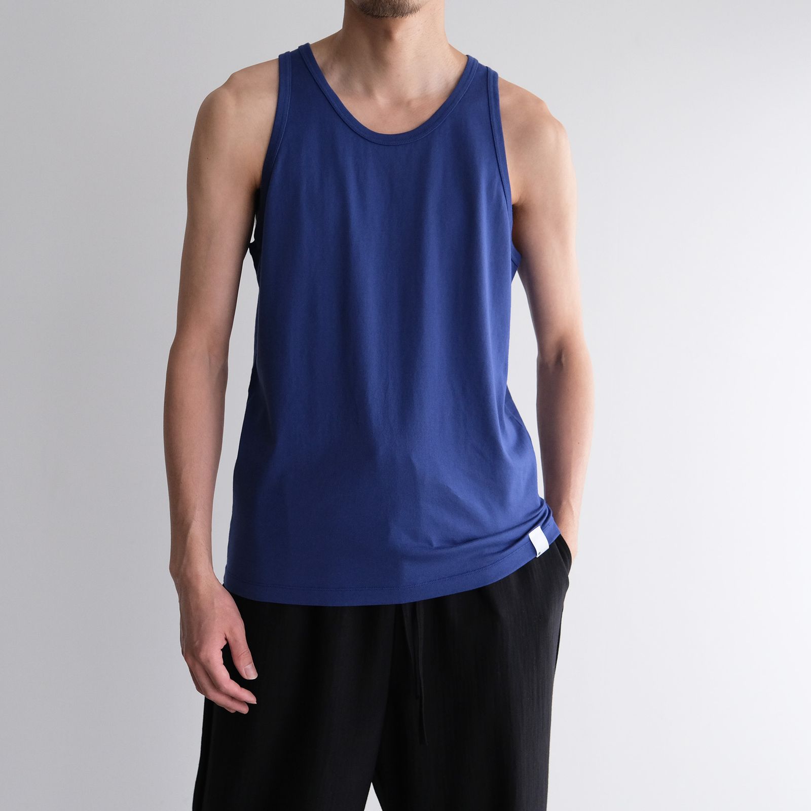 Giza Cotton Tanktop -タンクトップ-（Blue / ブルー）