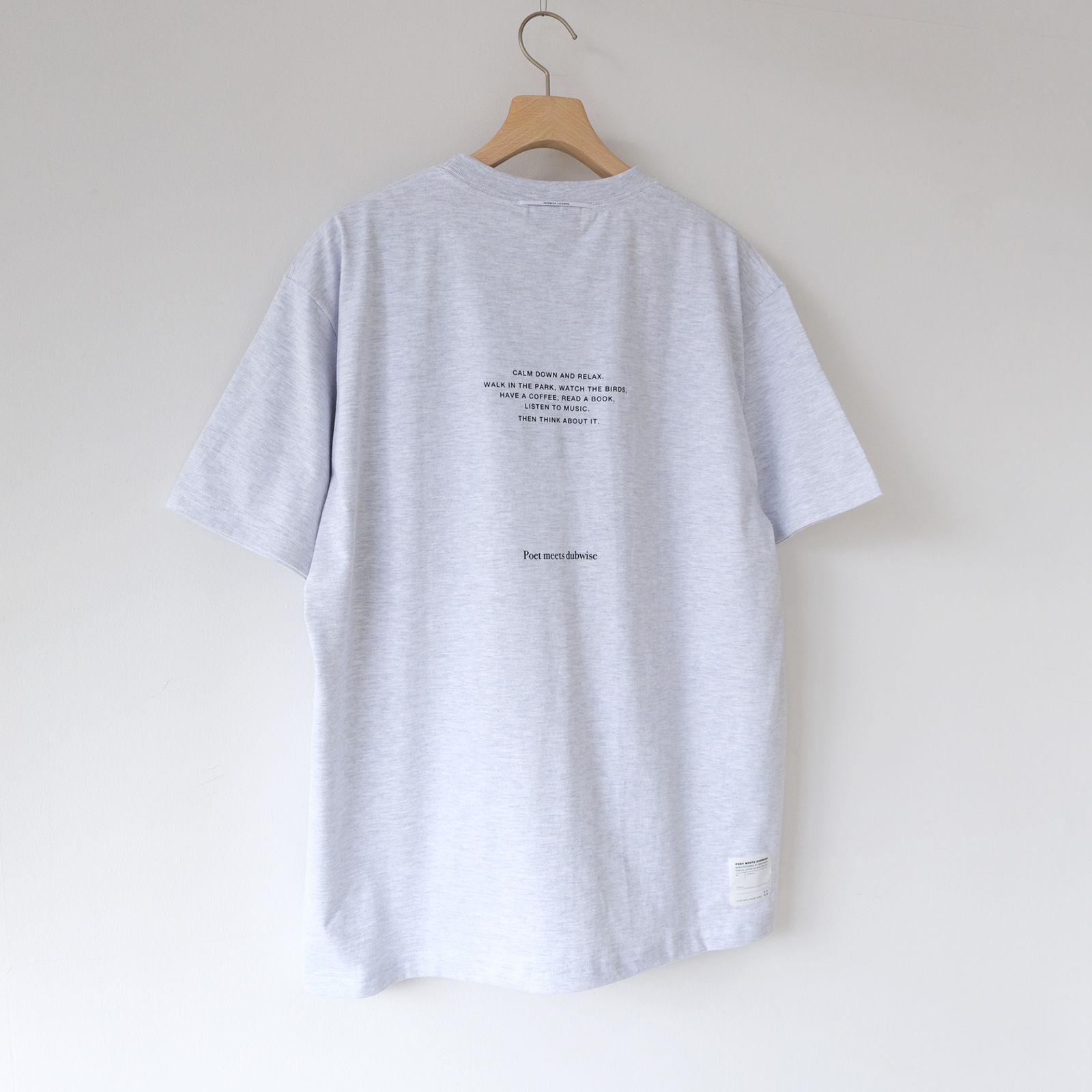 PMD+"Calm Down T-Shirt" -Tシャツ-（A.Gray / A.グレー）