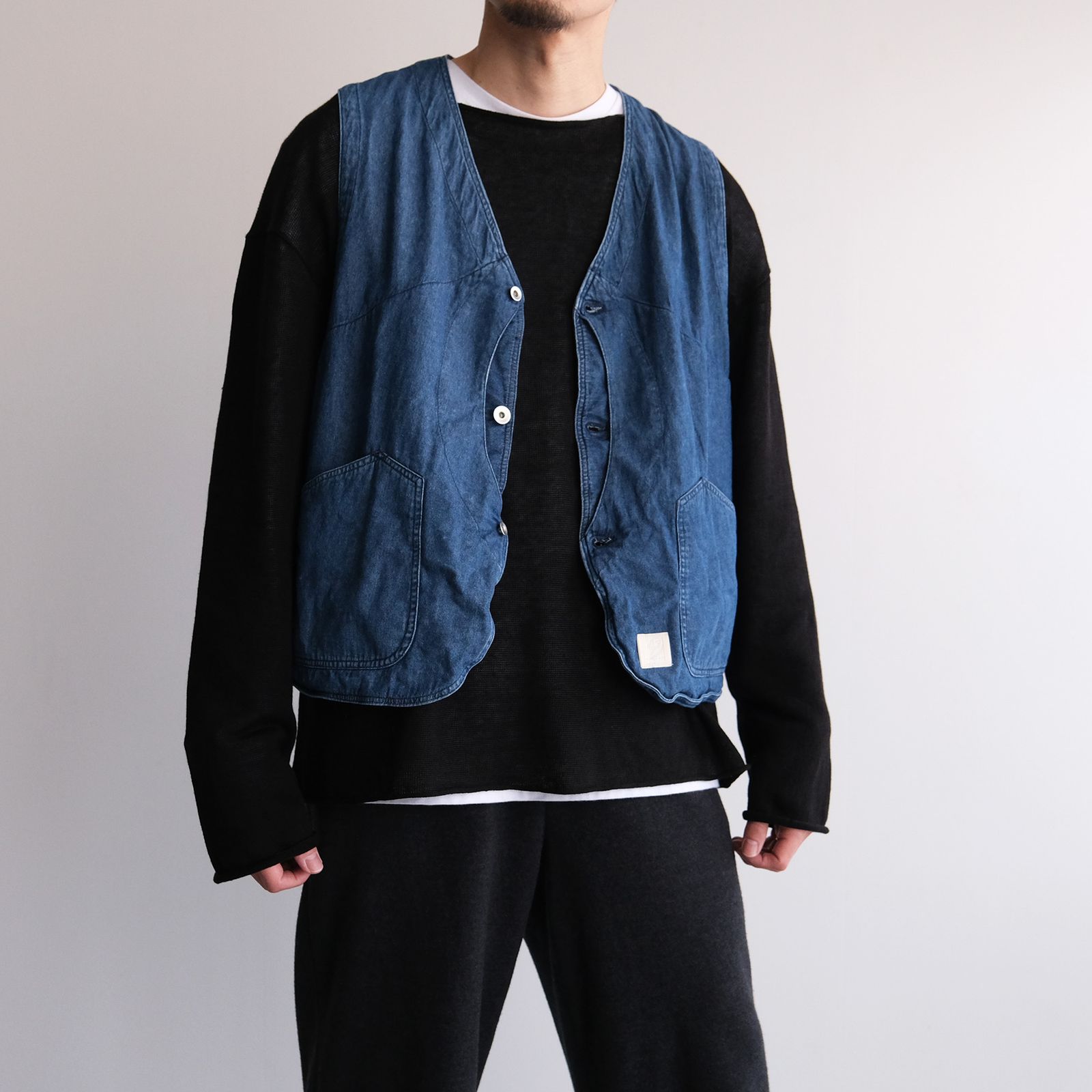 Denim Hunting Vest -ベスト-（Blue / ブルー）