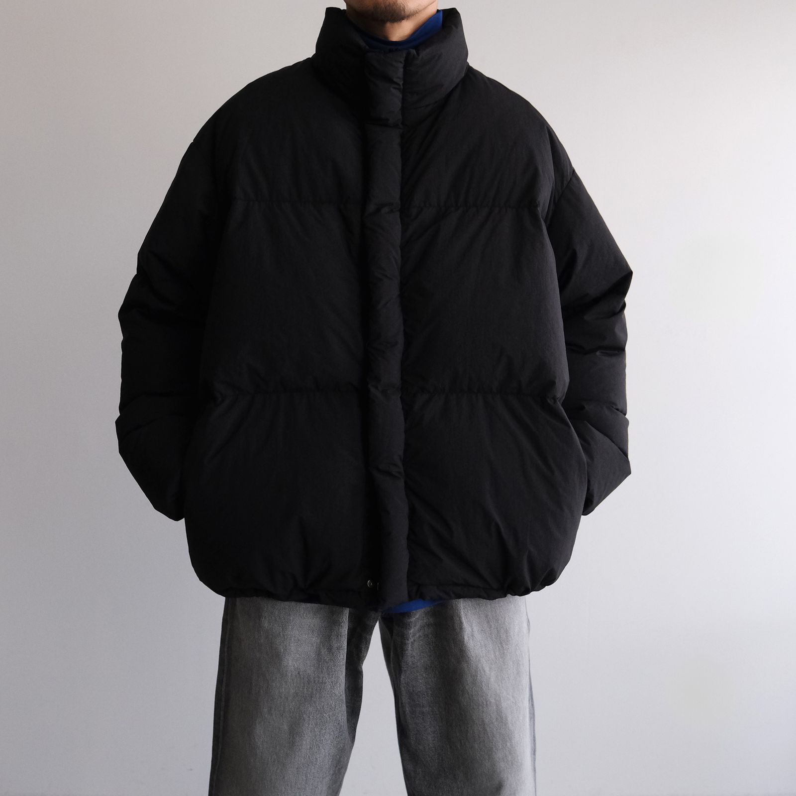 Garment Dyed Down Jacket -ダウンジャケット-（Black / ブラック）GM253-30574
