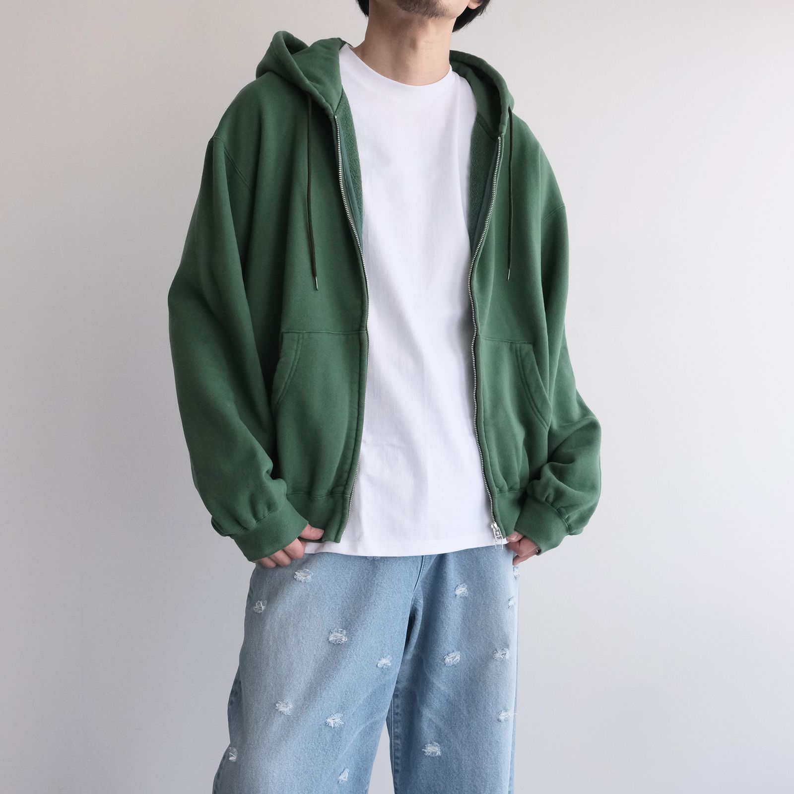 Jumberca Zip Up Hoodie -パーカー-（Green / グリーン）