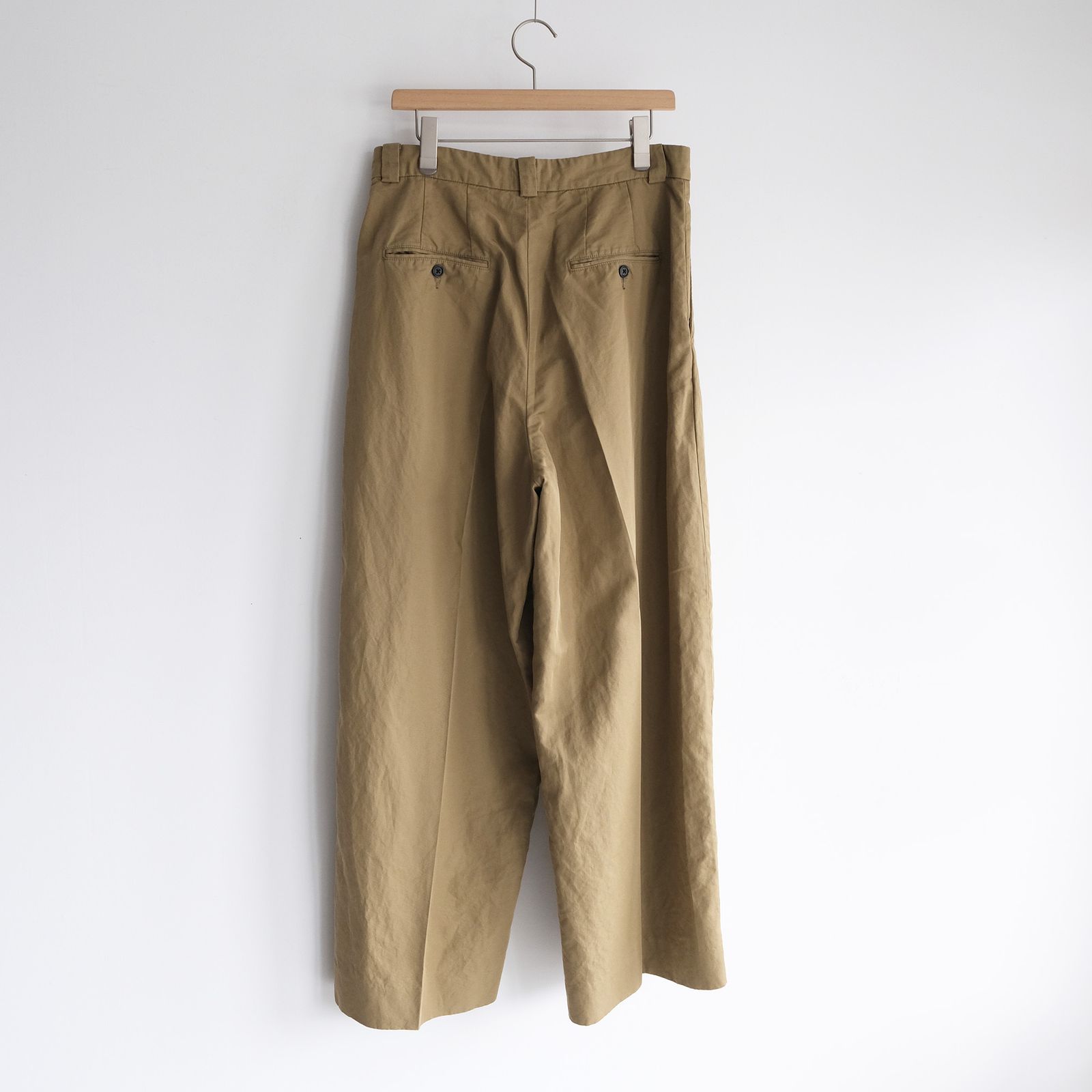 Cotton Washer Chino Pants -パンツ-（Beige / ベージュ）
