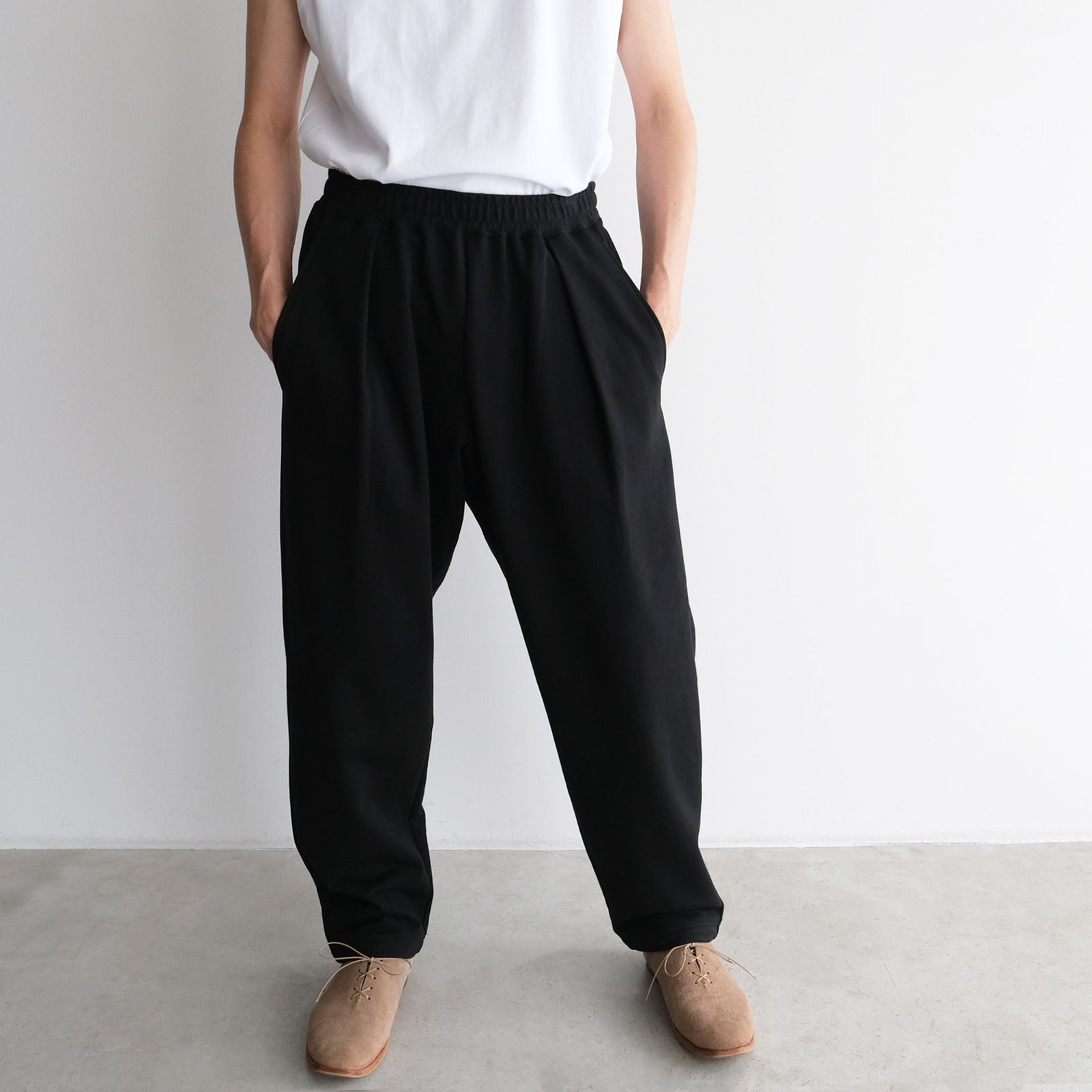 Ultra Compact Terry Sweat Pants -スウェット-（Black / ブラック）