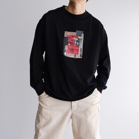 Killiman Jah Low Works Collage 01 L/S Tee -Tシャツ-（Black / ブラック）
