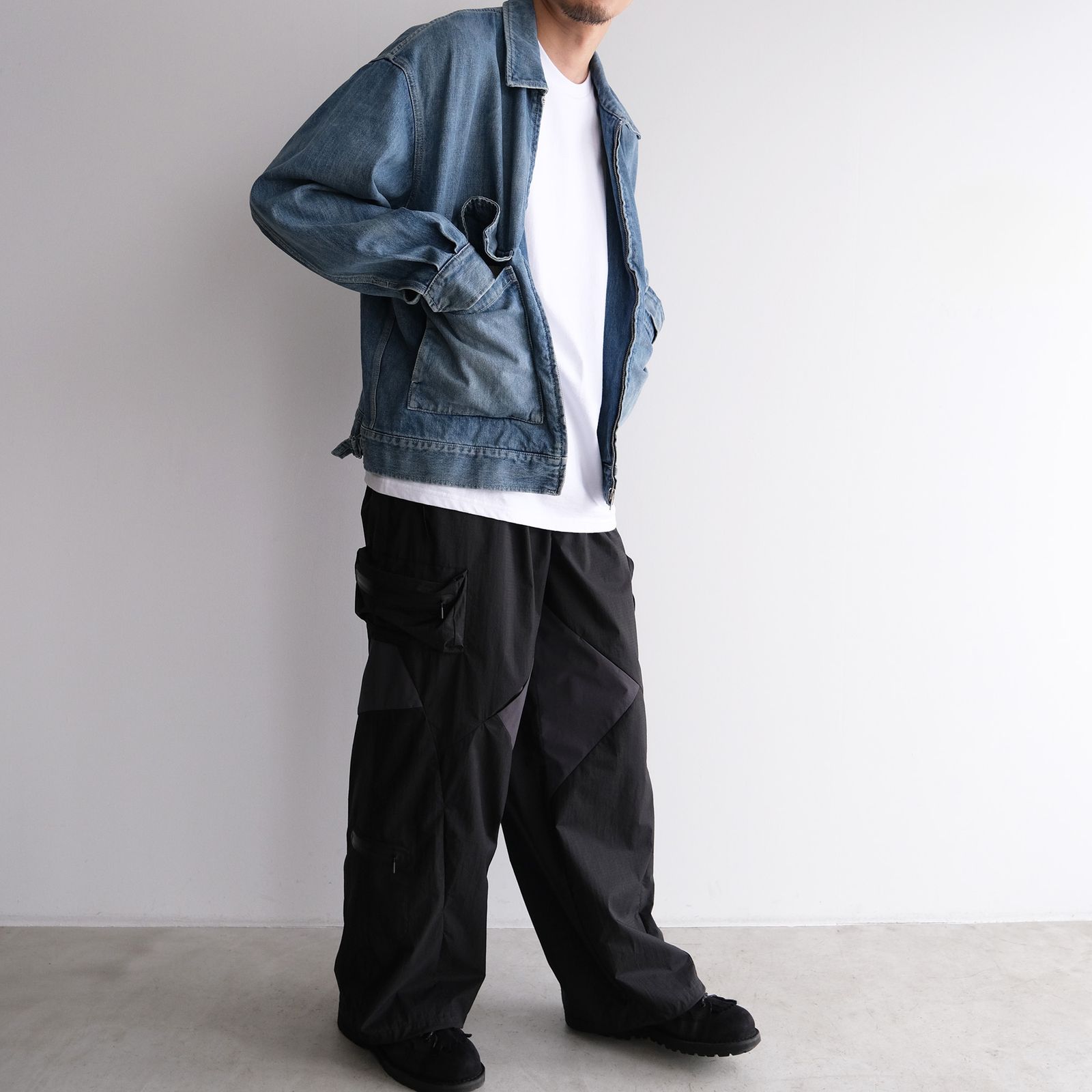 Selvage Denim Zip Jacket -デニムジャケット-（Indigo Light Fade / インディゴライトフェイド）