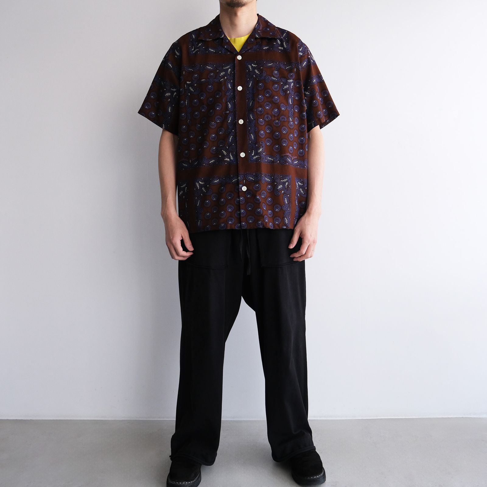 Paisley Summer Shirt -シャツ-（Brown / ブラウン）