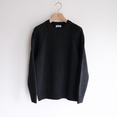 5 Gauge Raglan Jumper -ニット-（Black / ブラック）