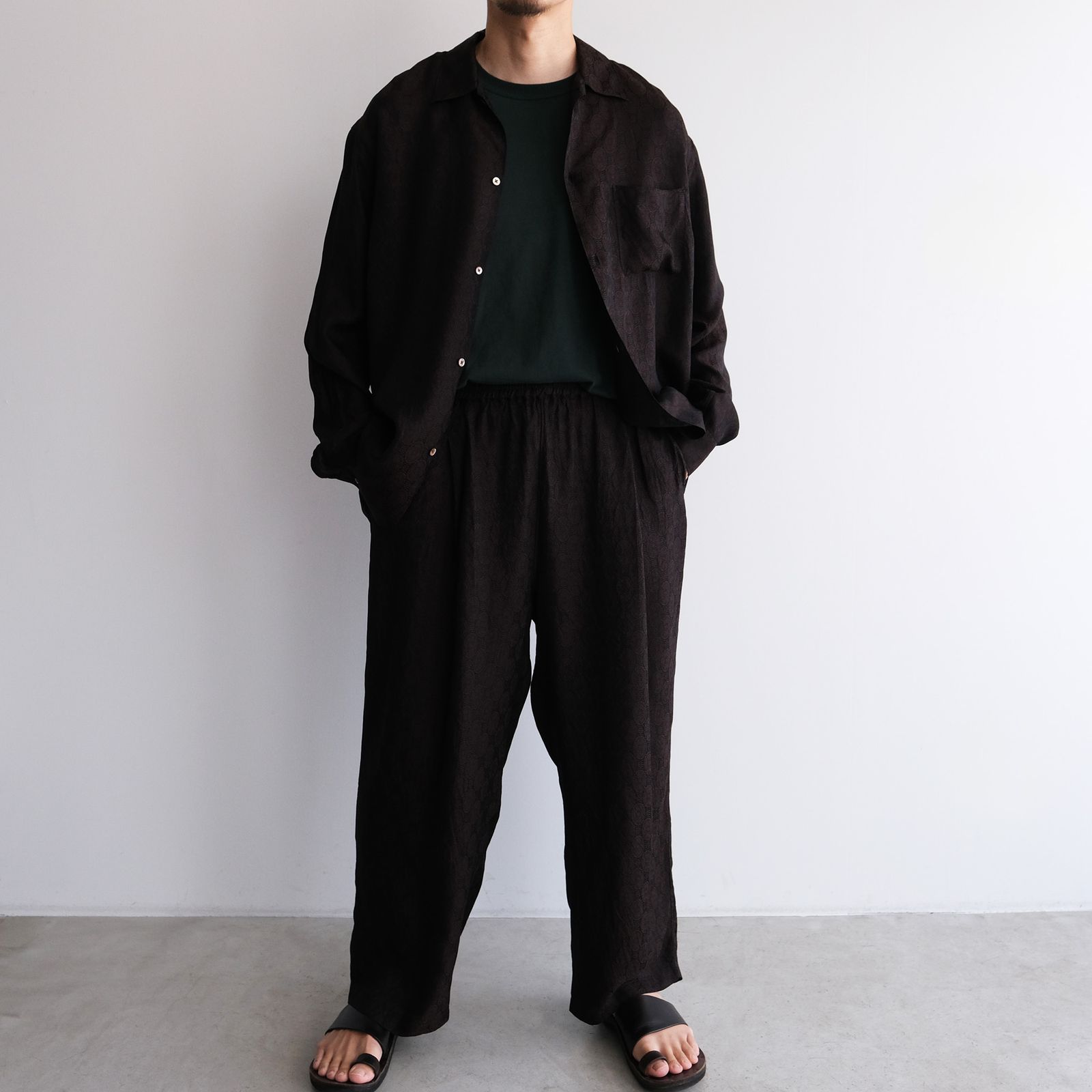 Cupra - 1 Tuck Pants -パンツ-（Brown / ブラウン）