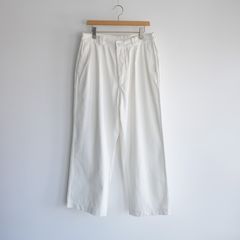 Satin Military Pants -パンツ-（Off White / オフホワイト）