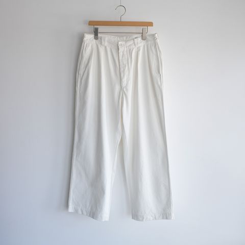 Satin Military Pants -パンツ-（Off White / オフホワイト）
