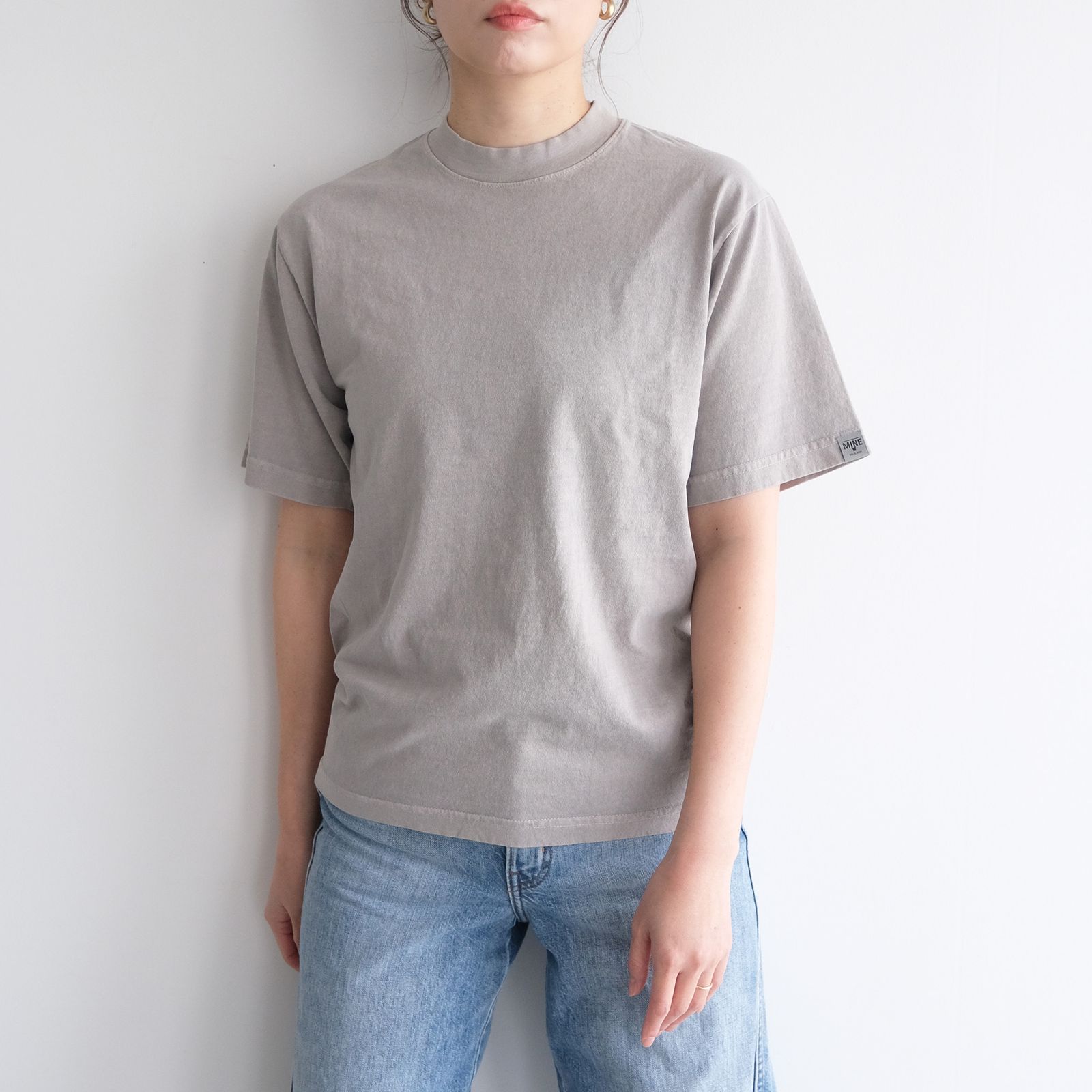 Pigment Duct Silver S/S -Tシャツ-（PD DT Silver / ピグメントダクトテープシルバー）