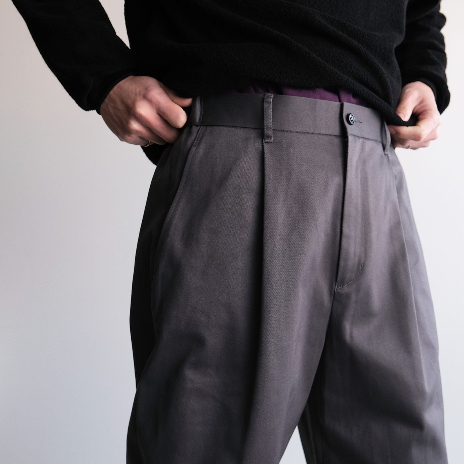 Westpoint Chino Wide Tapered Trousers -パンツ-（C.Gray / C.グレー）