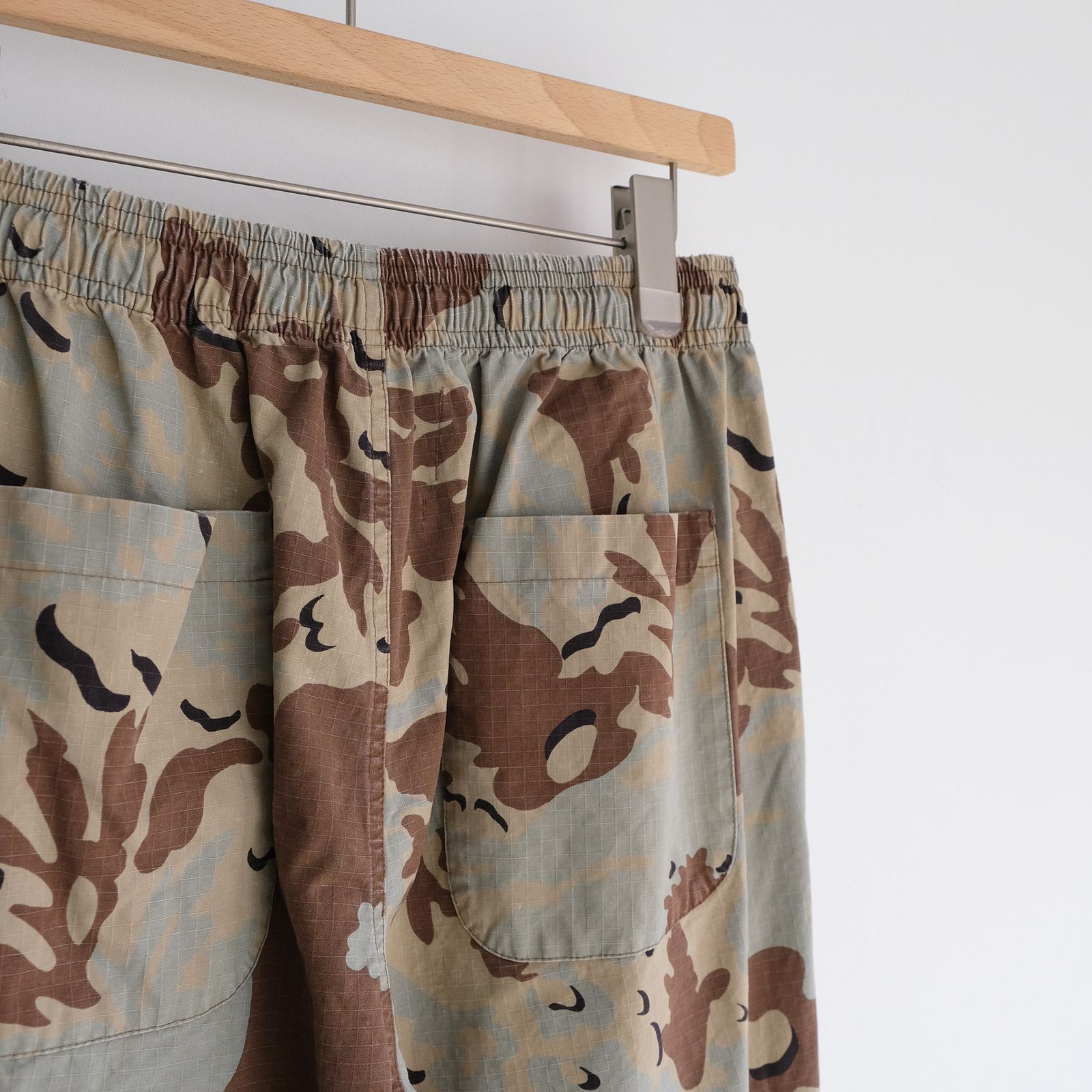 Camo Flower Double Knee Pants -パンツ-（Beige / ベージュ）