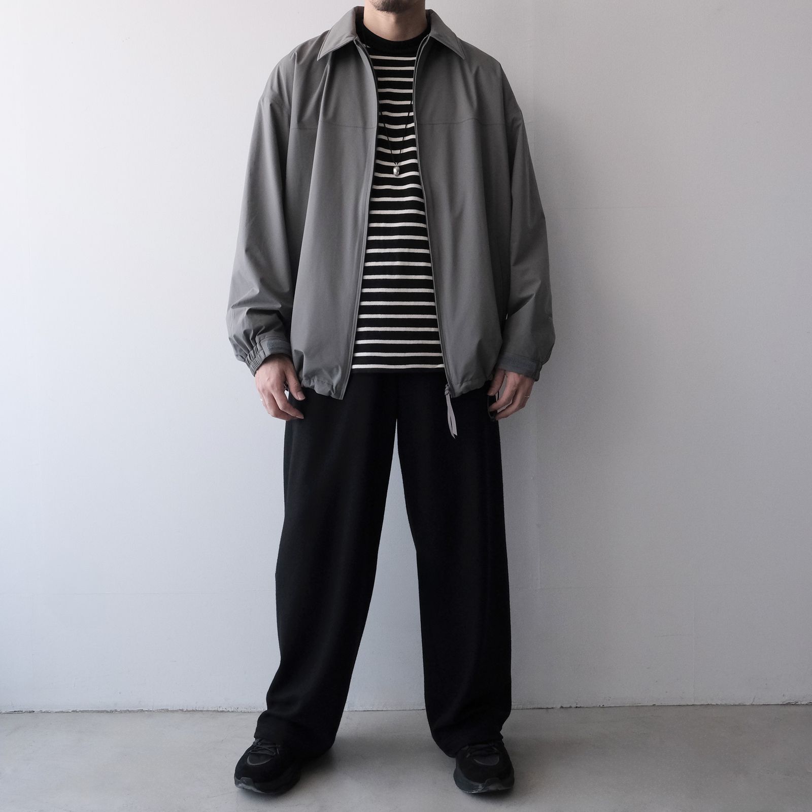 PERTEX SHIELD Light Thermo Zip-Up Jacket -ブルゾン-（Stone Gray / ストーングレー）GM263-30270