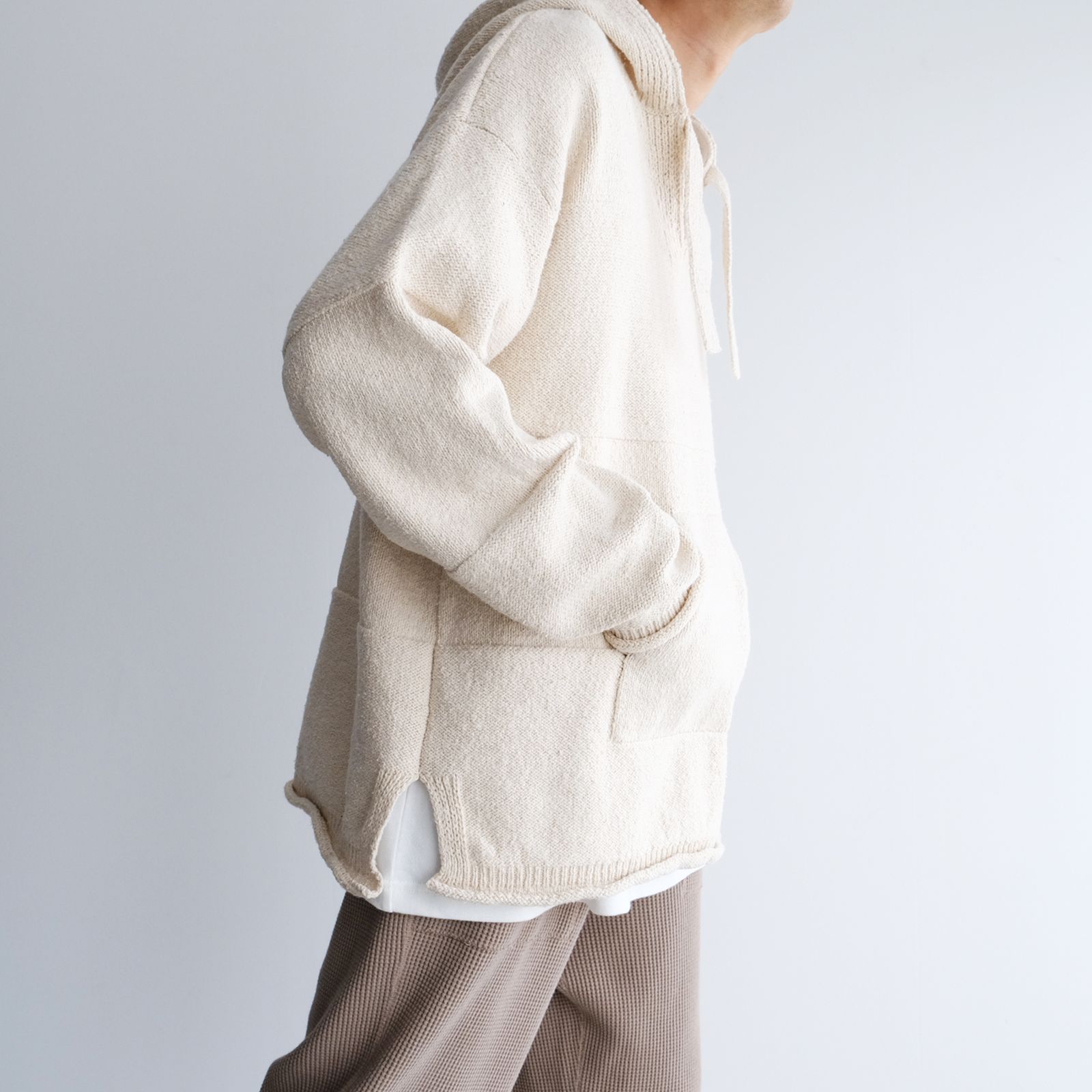 Mexican Knit Hoodie -ニット-（Natural / ナチュラル）