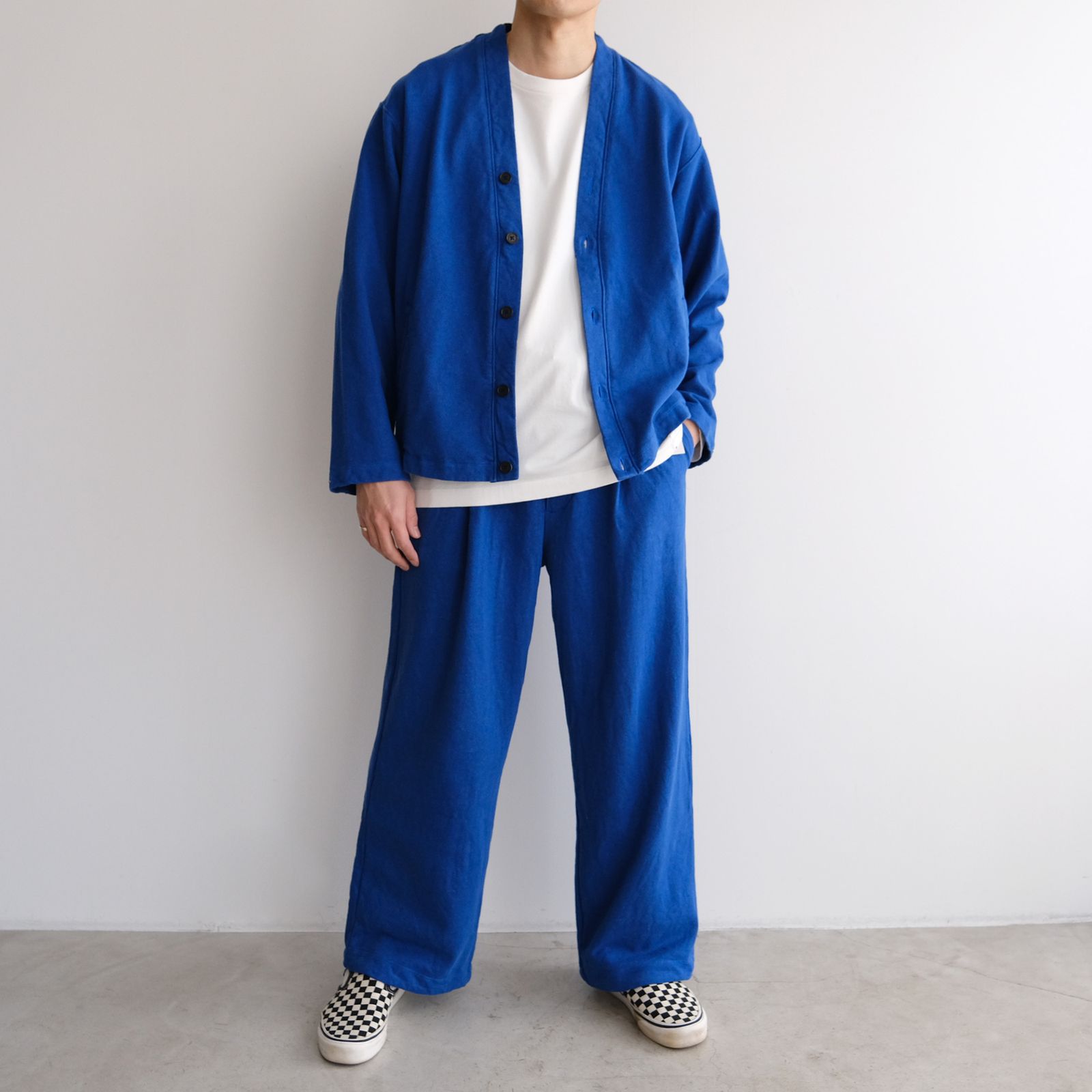 Phatee Hemp Sweat Cardigan -カーディガン-（Blue / ブルー）