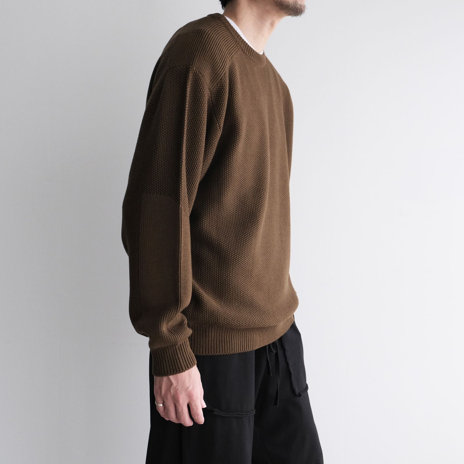 Soft Wool Command Sweather -ニット-（Brown / ブラウン）GU263-80600