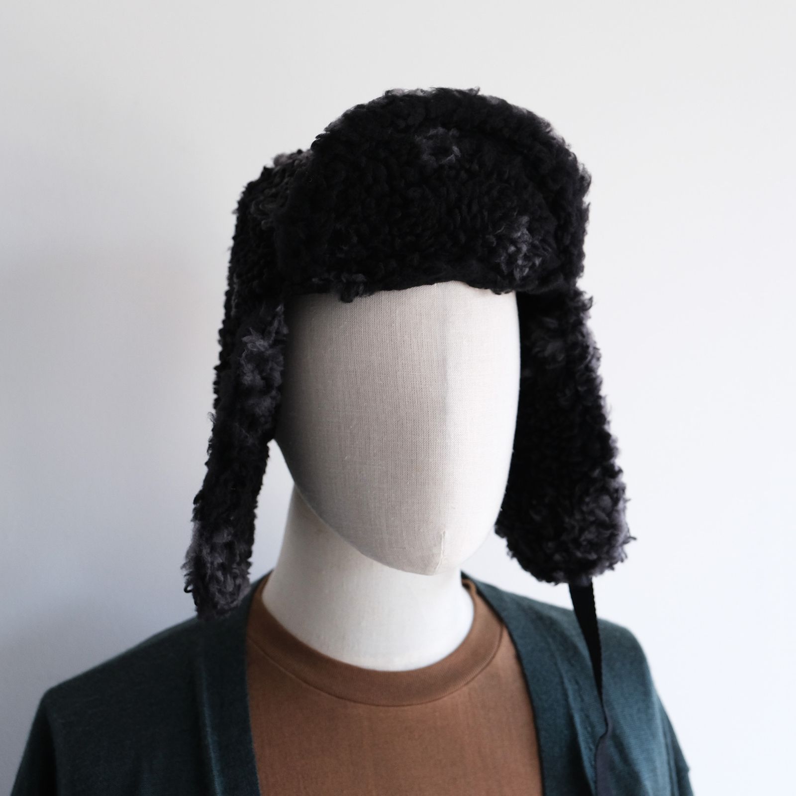 DYG Sherpa Flight Cap -キャップ-（Black / ブラック）